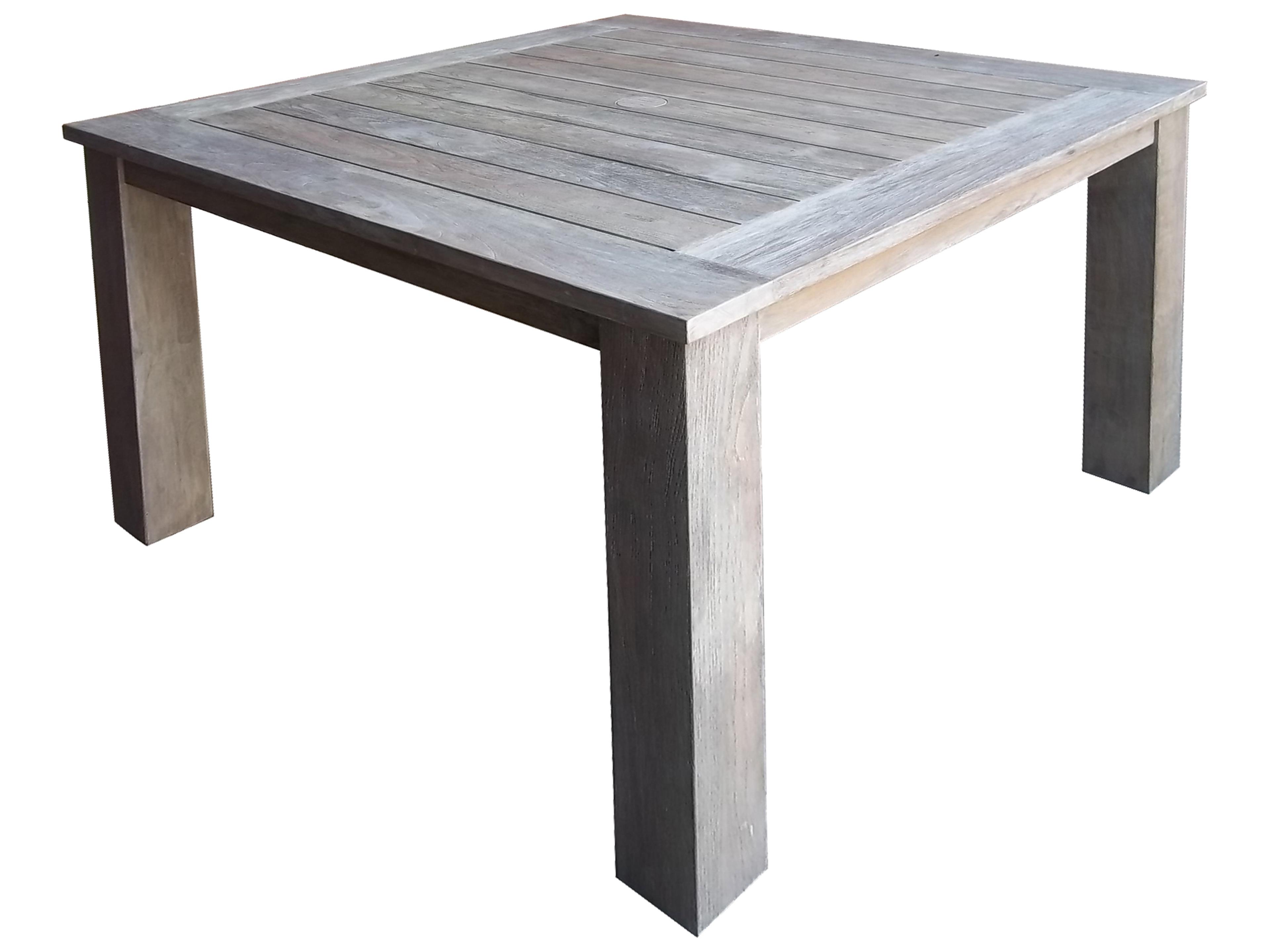 Shelburne Teak Square Outdoor Patio Dining Table