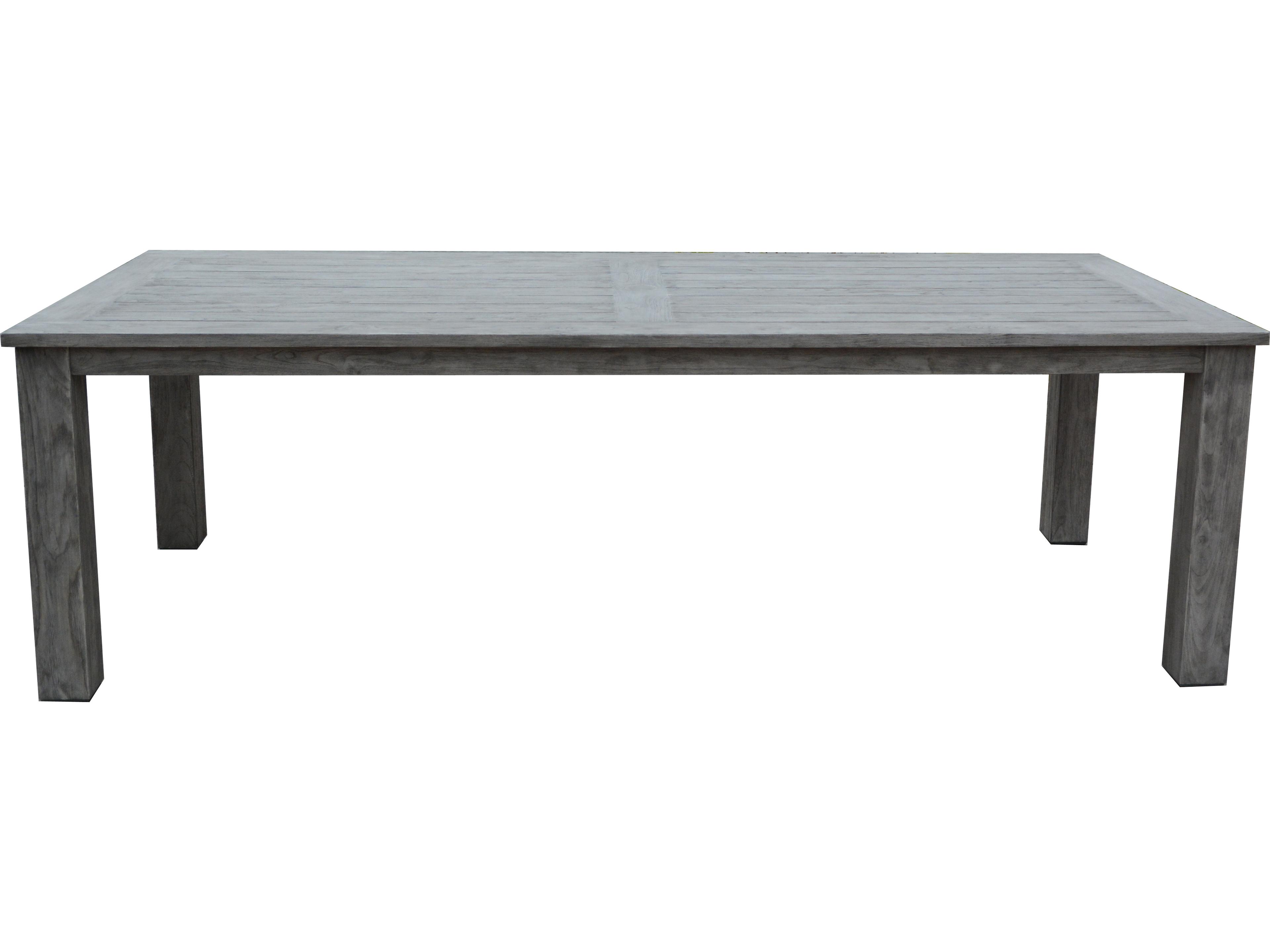 Shelburne Teak Rectangular Outdoor Patio Dining Table