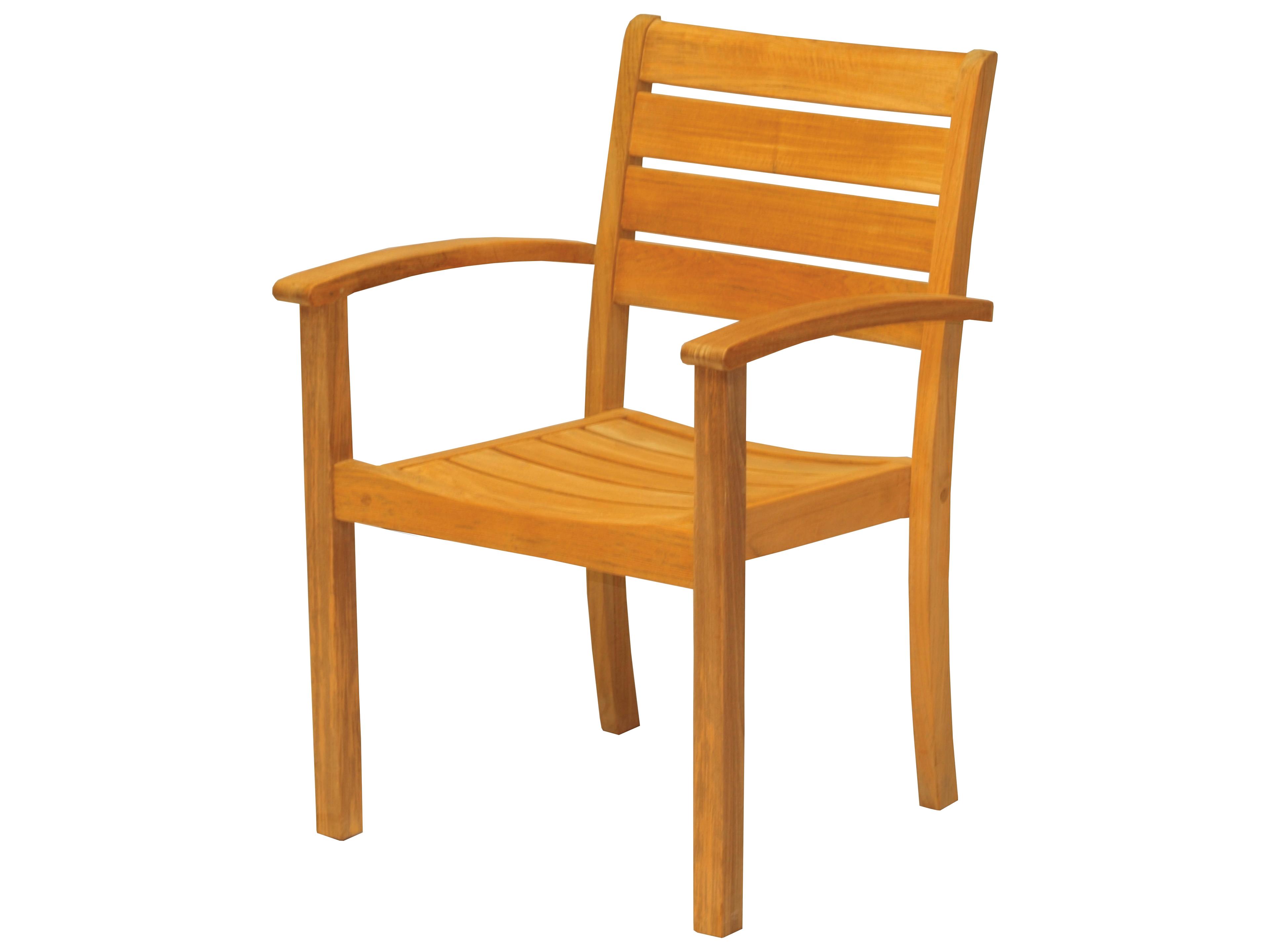 Sedona Teak Outdoor Dining Arm Chair