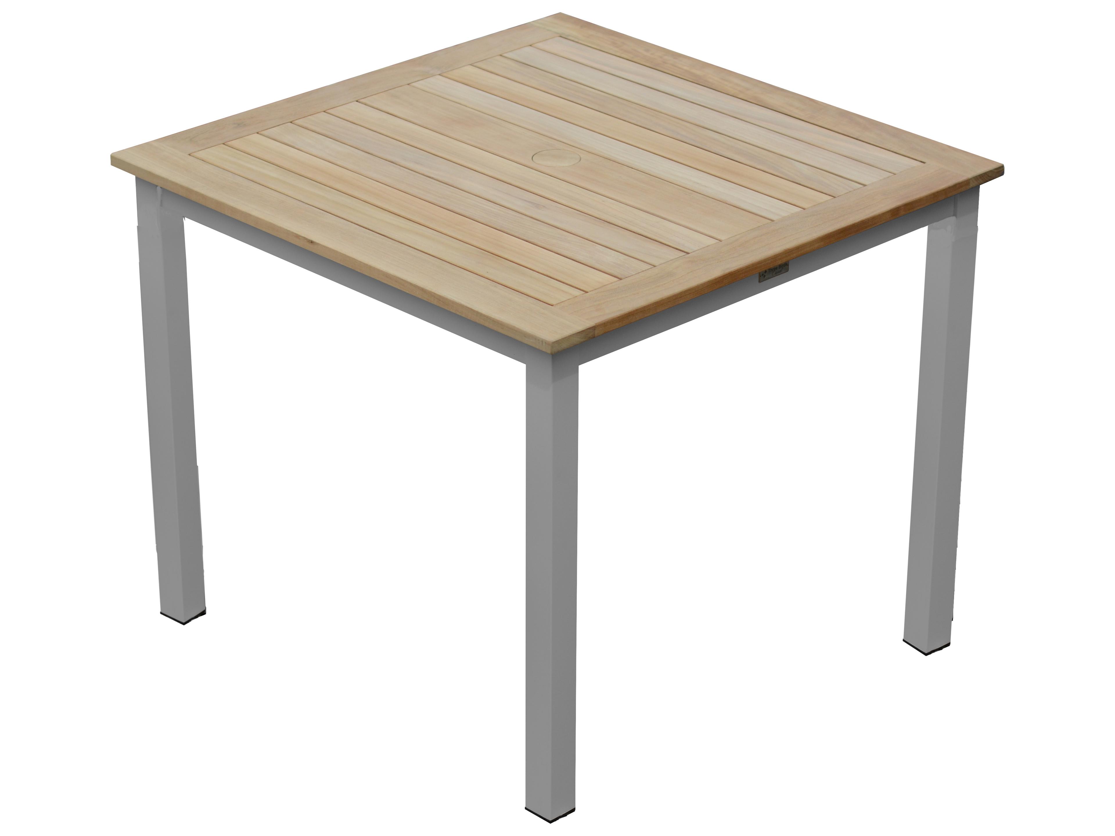 SoHo Square Teak Outdoor Dining Table