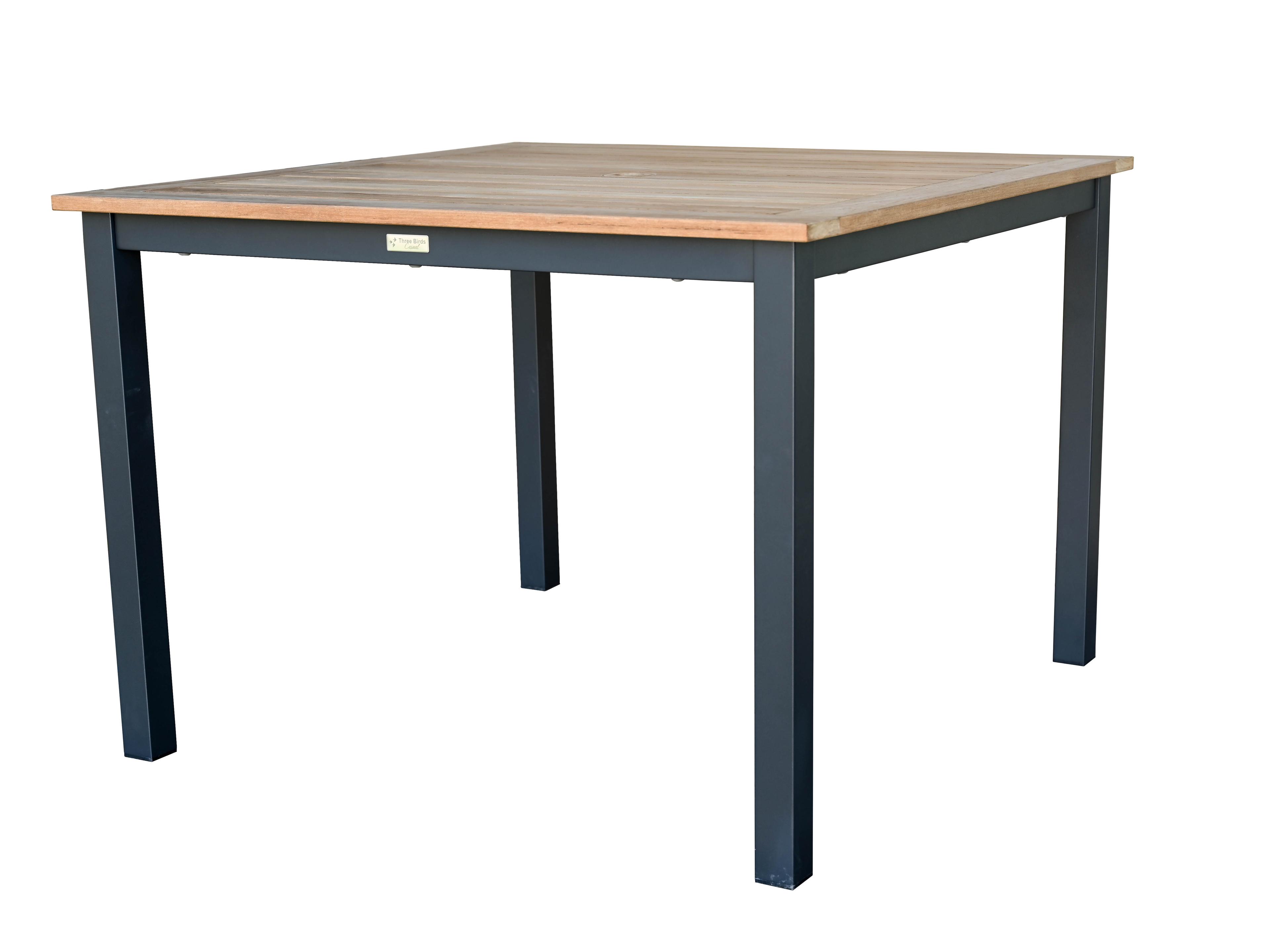 SoHo Teak Square Outdoor Patio Dining Table