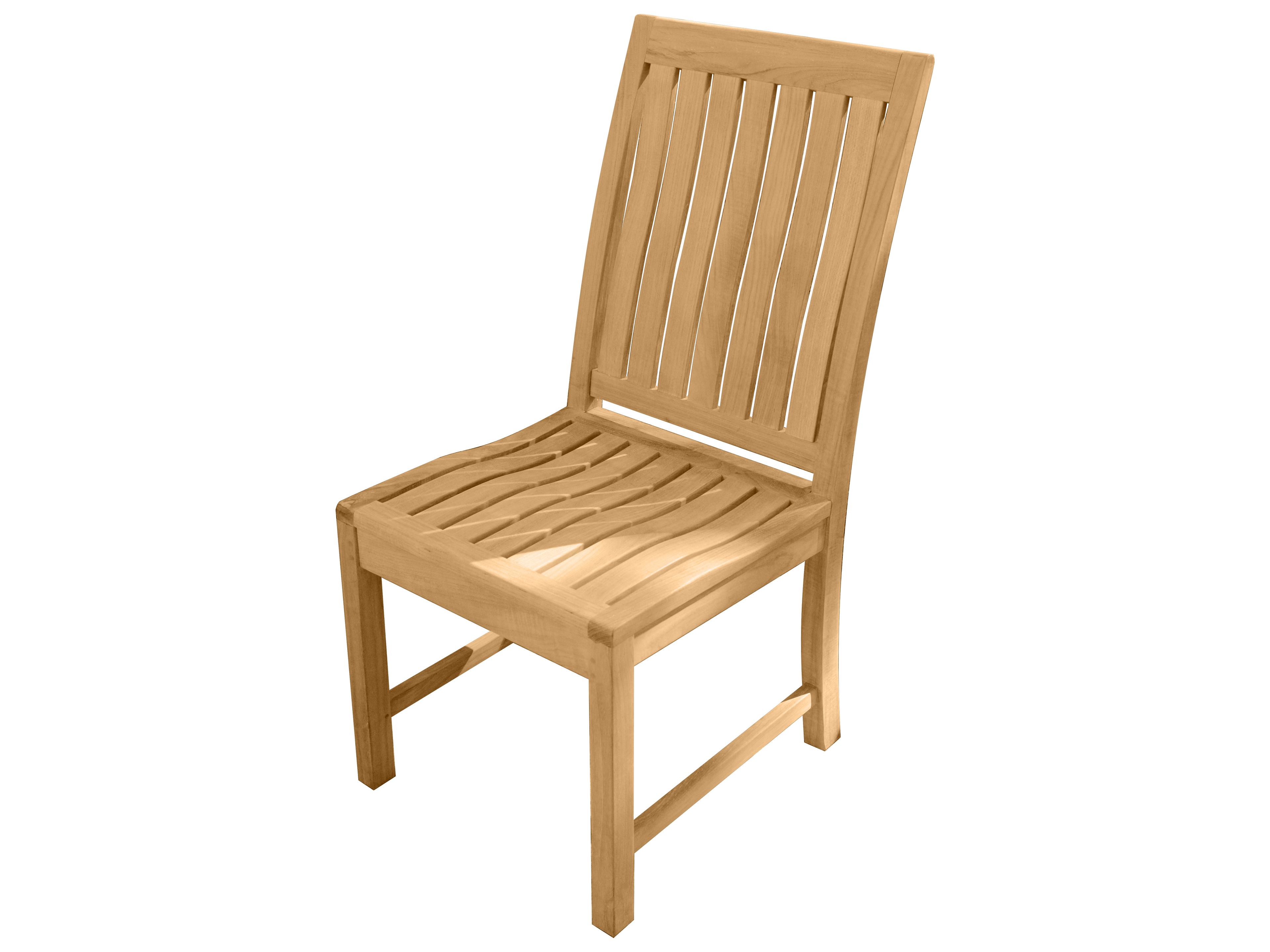 St. Lucia Teak Outdoor Patio Dining Side Chair