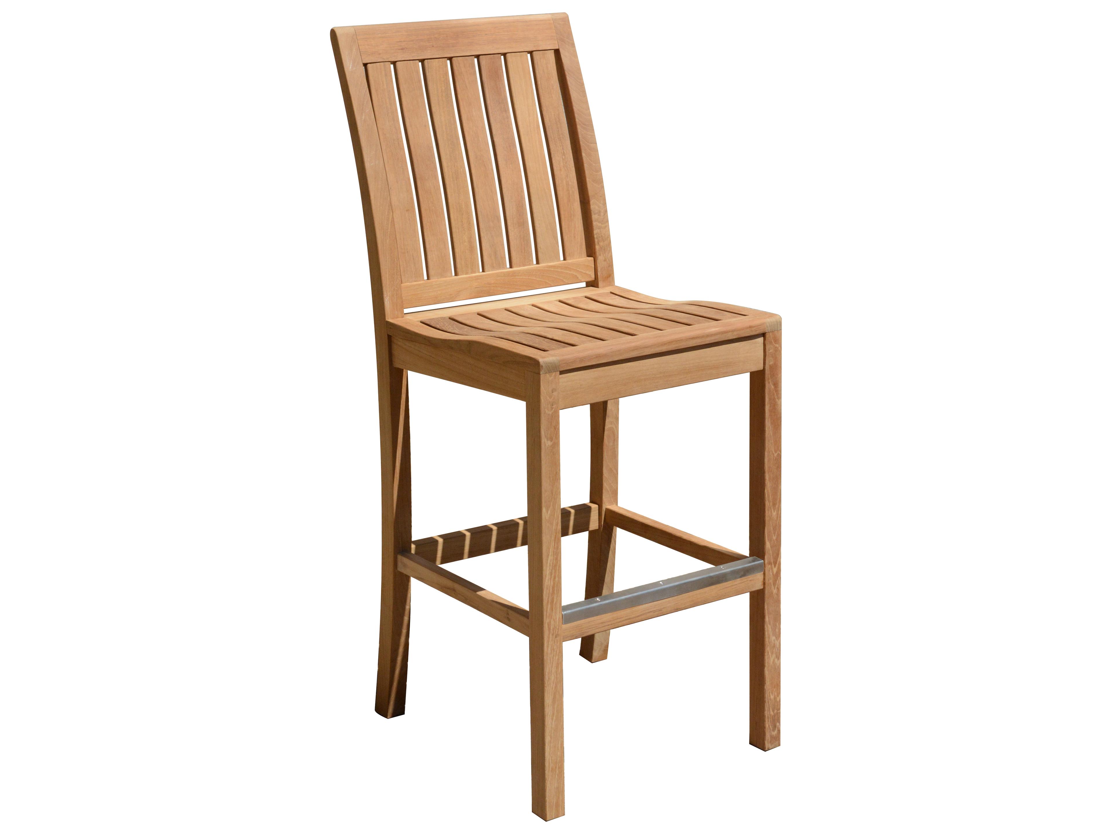 St. Lucia Teak Bar chair
