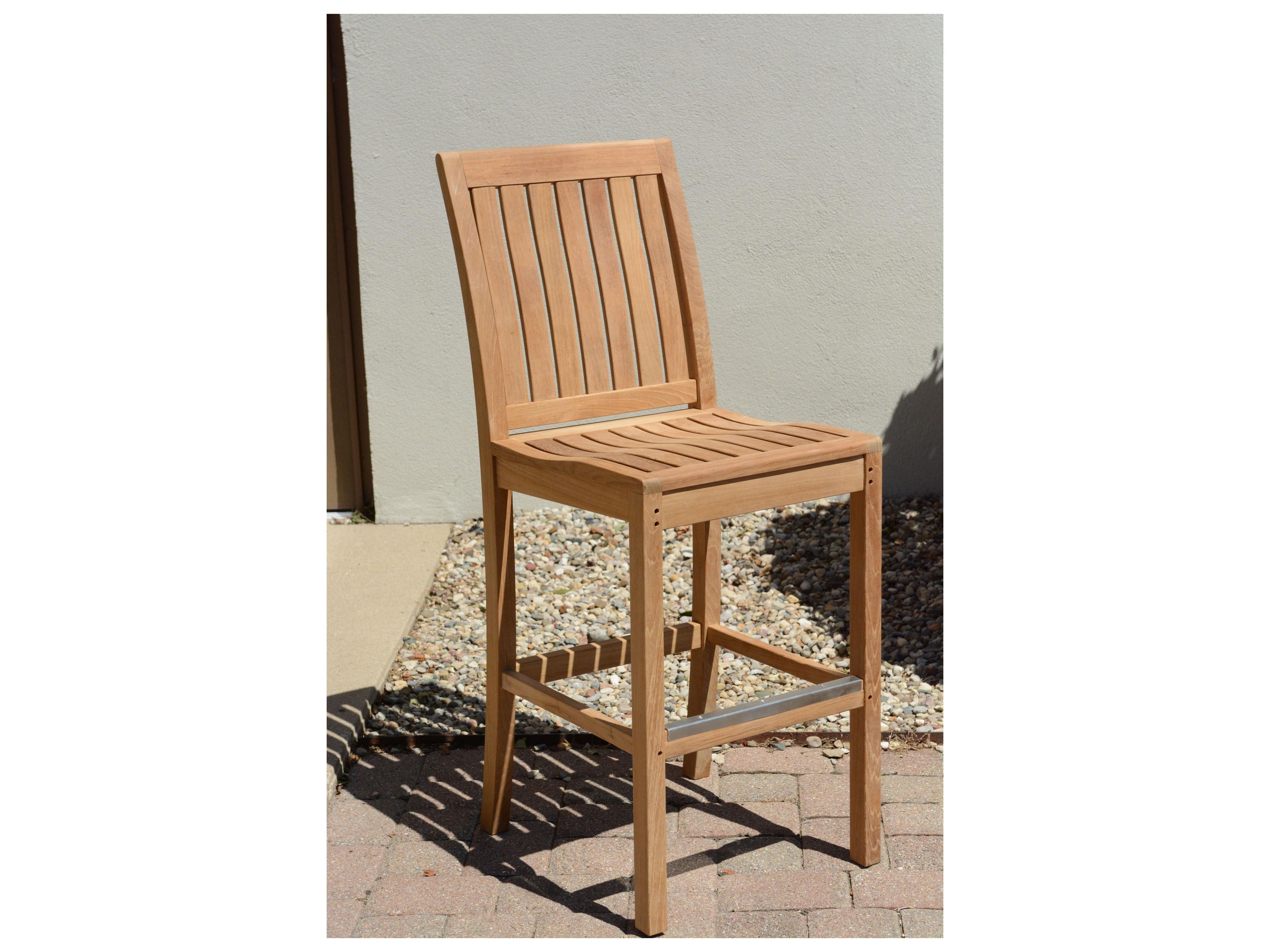 Three Birds Casual St. Lucia Teak Bar chair