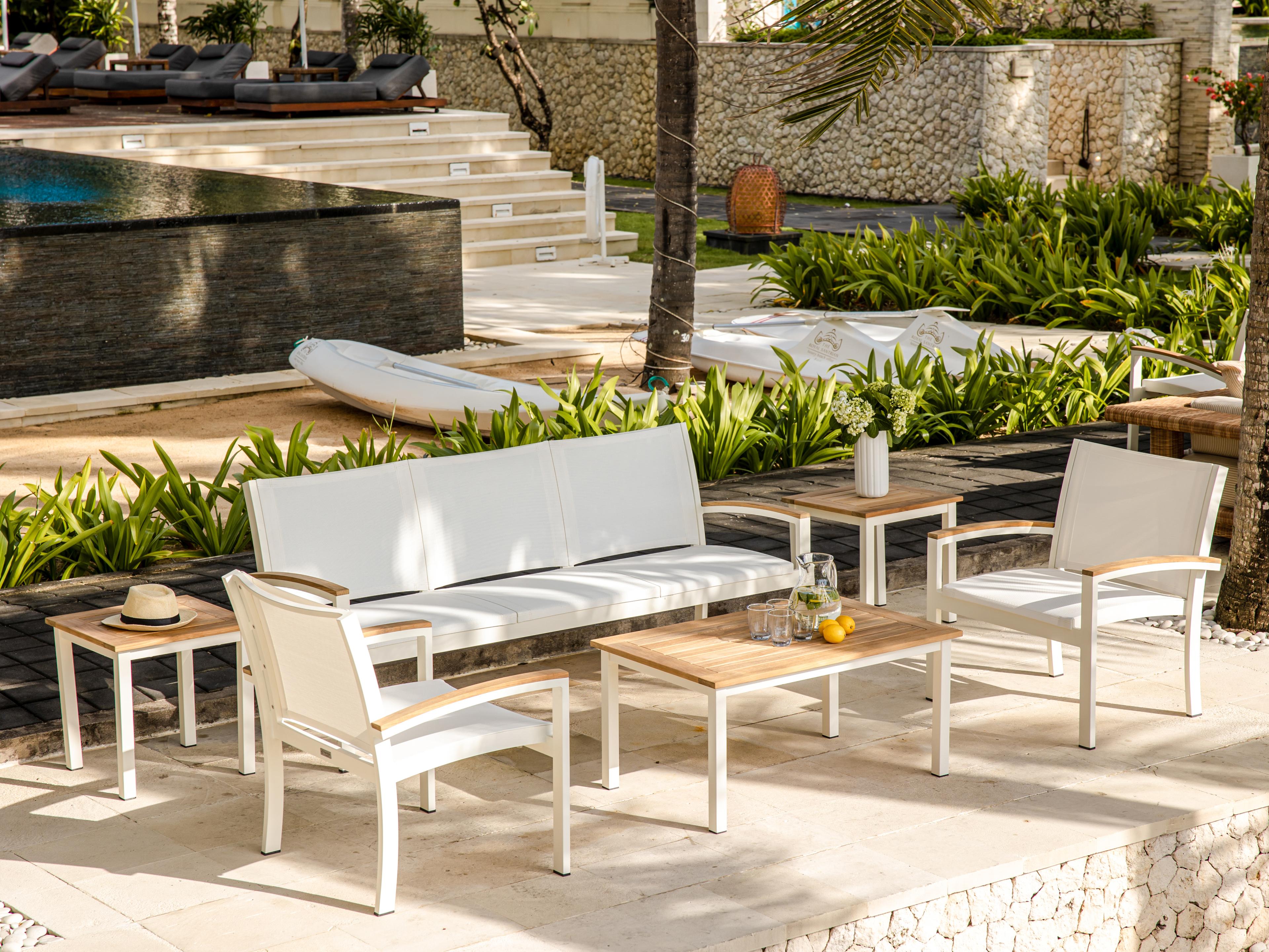 Soho Aluminum Sling Patio Lounge Set