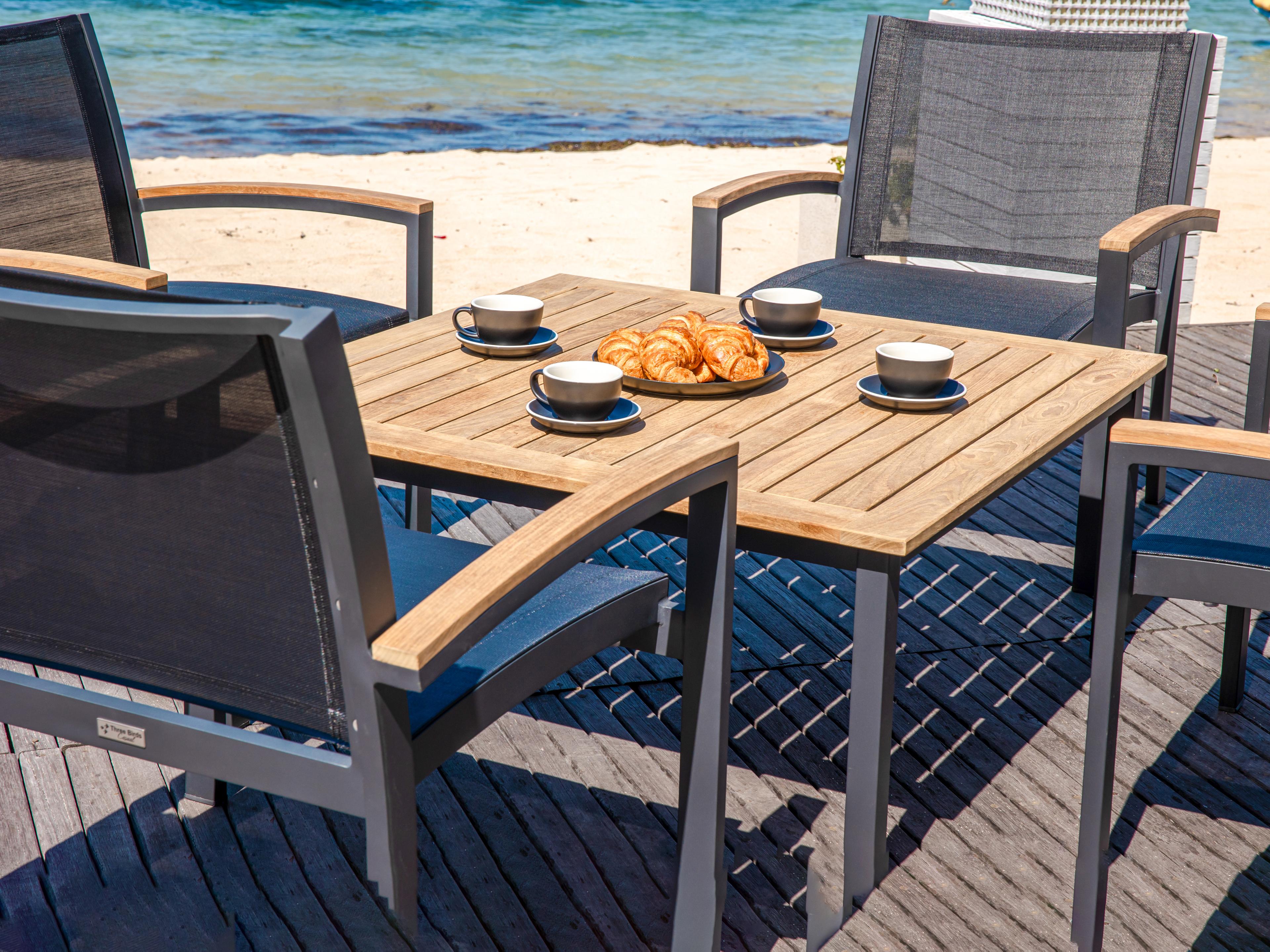 Soho Aluminum Sling Patio Lounge Set