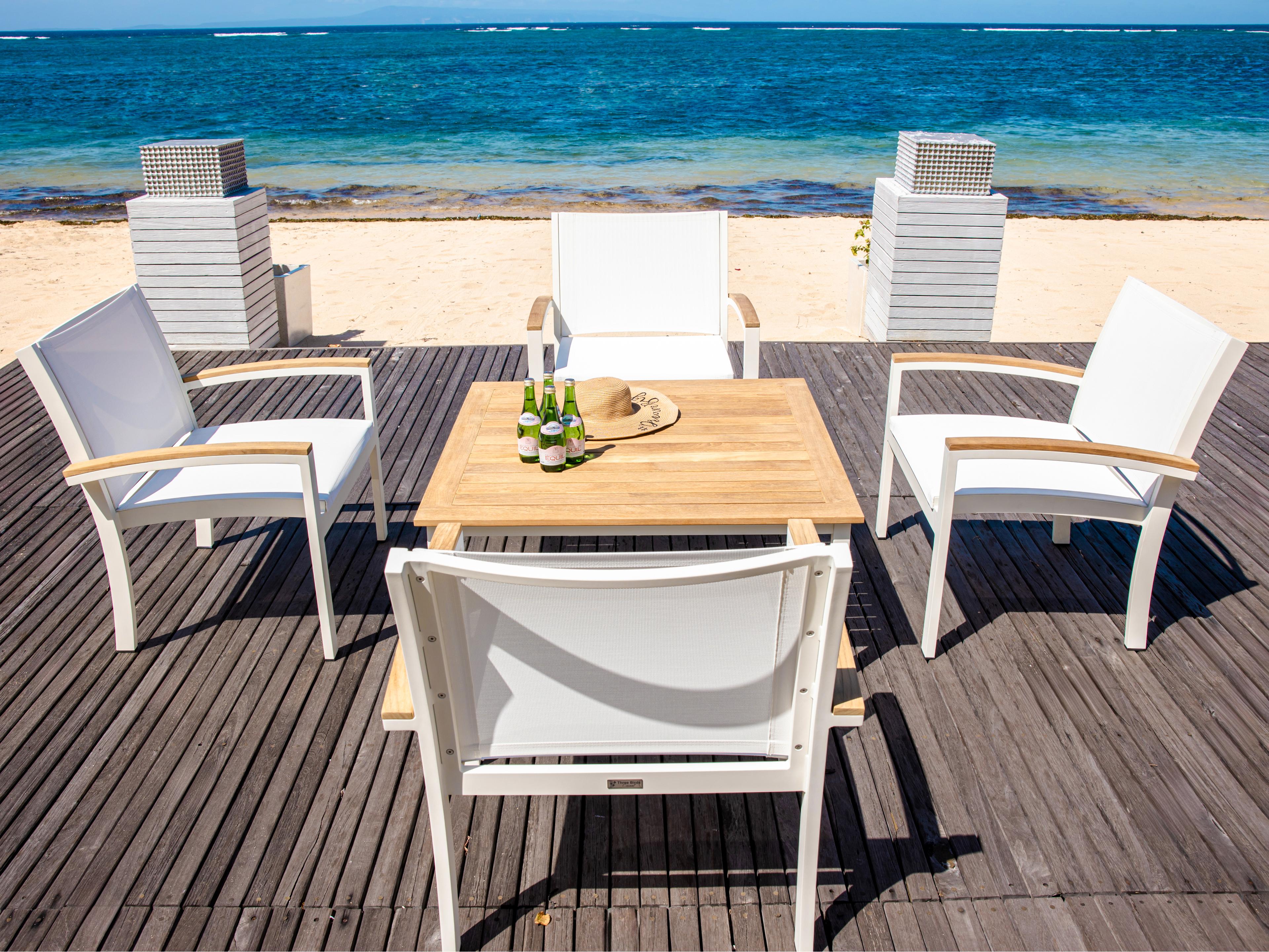 Soho Aluminum Sling Patio Lounge Set