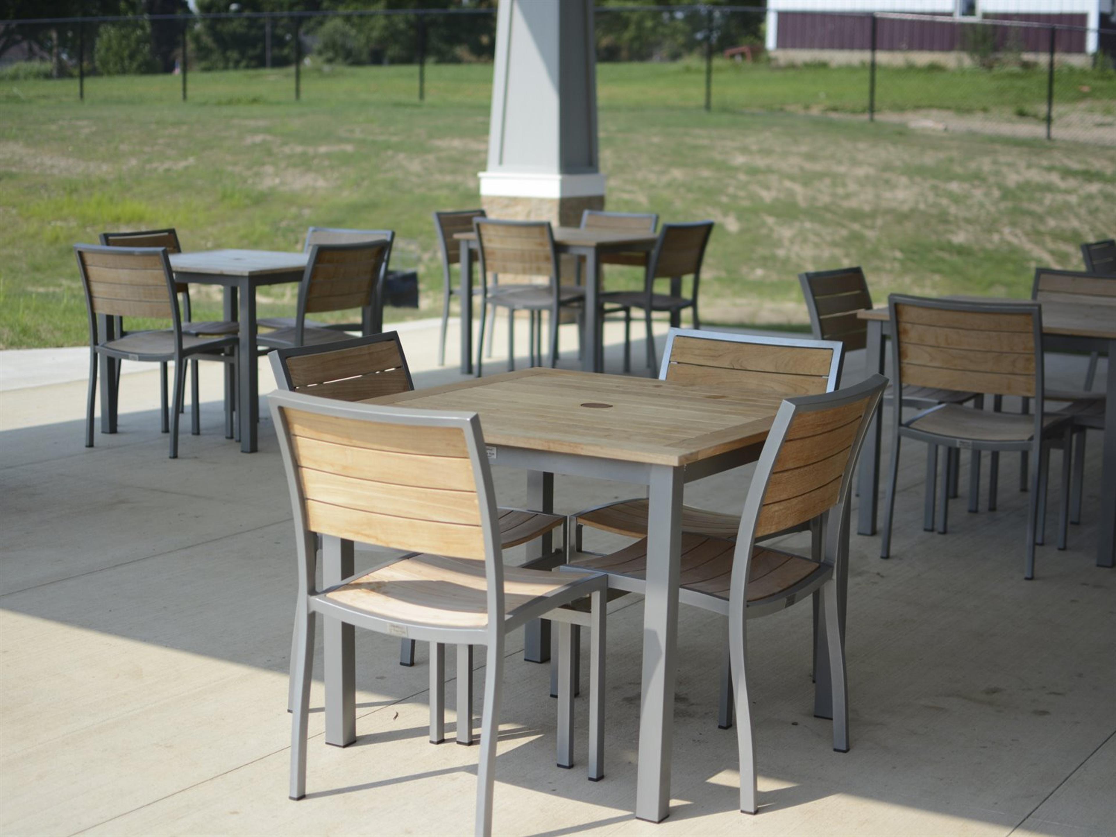 SoHo Aluminum Teak Outdoor Dining Set