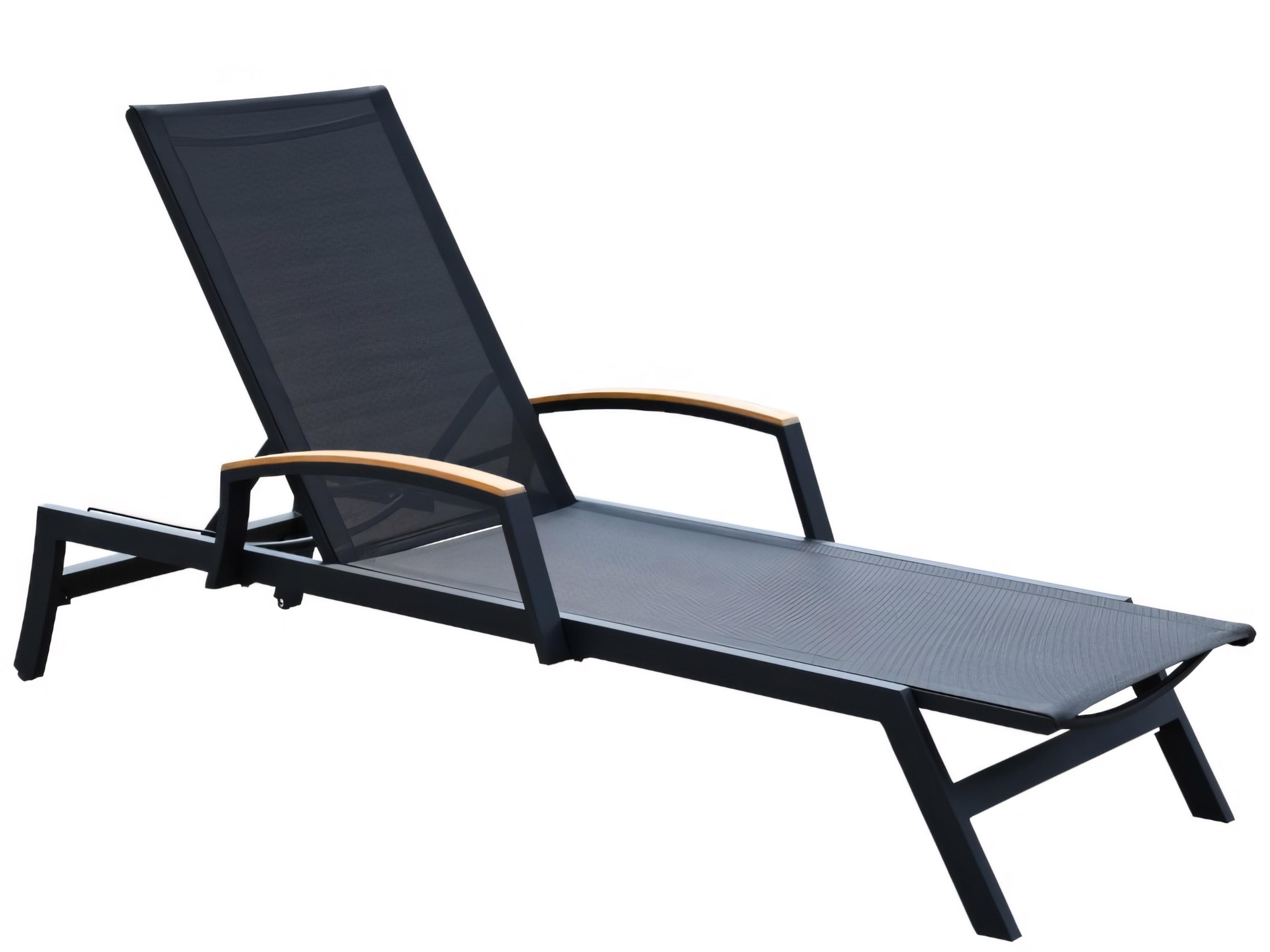 Tribeca Metal Sling Chaise Lounge