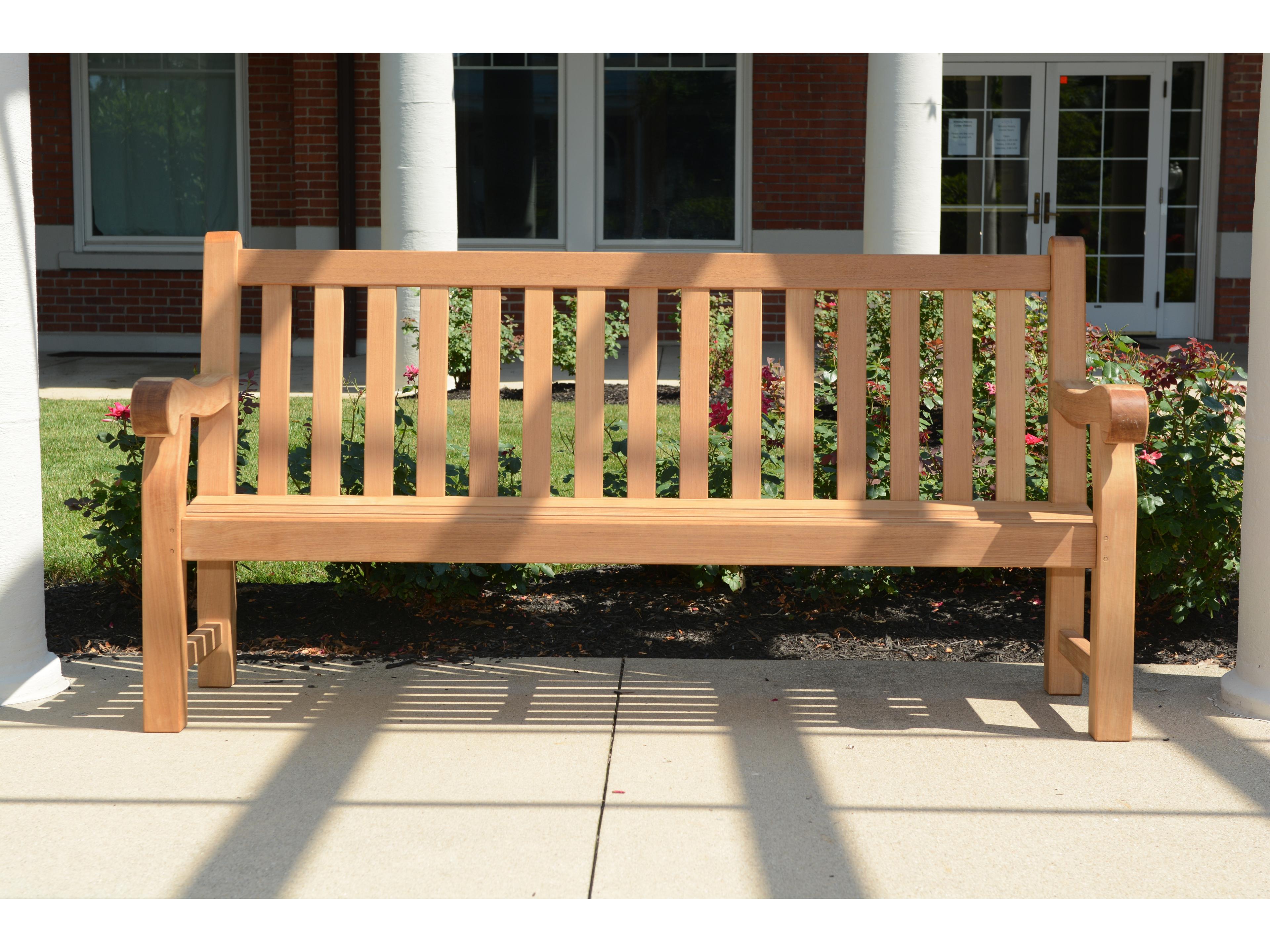 Three Birds Casual Theodore Teak Natural Outdoor Bench