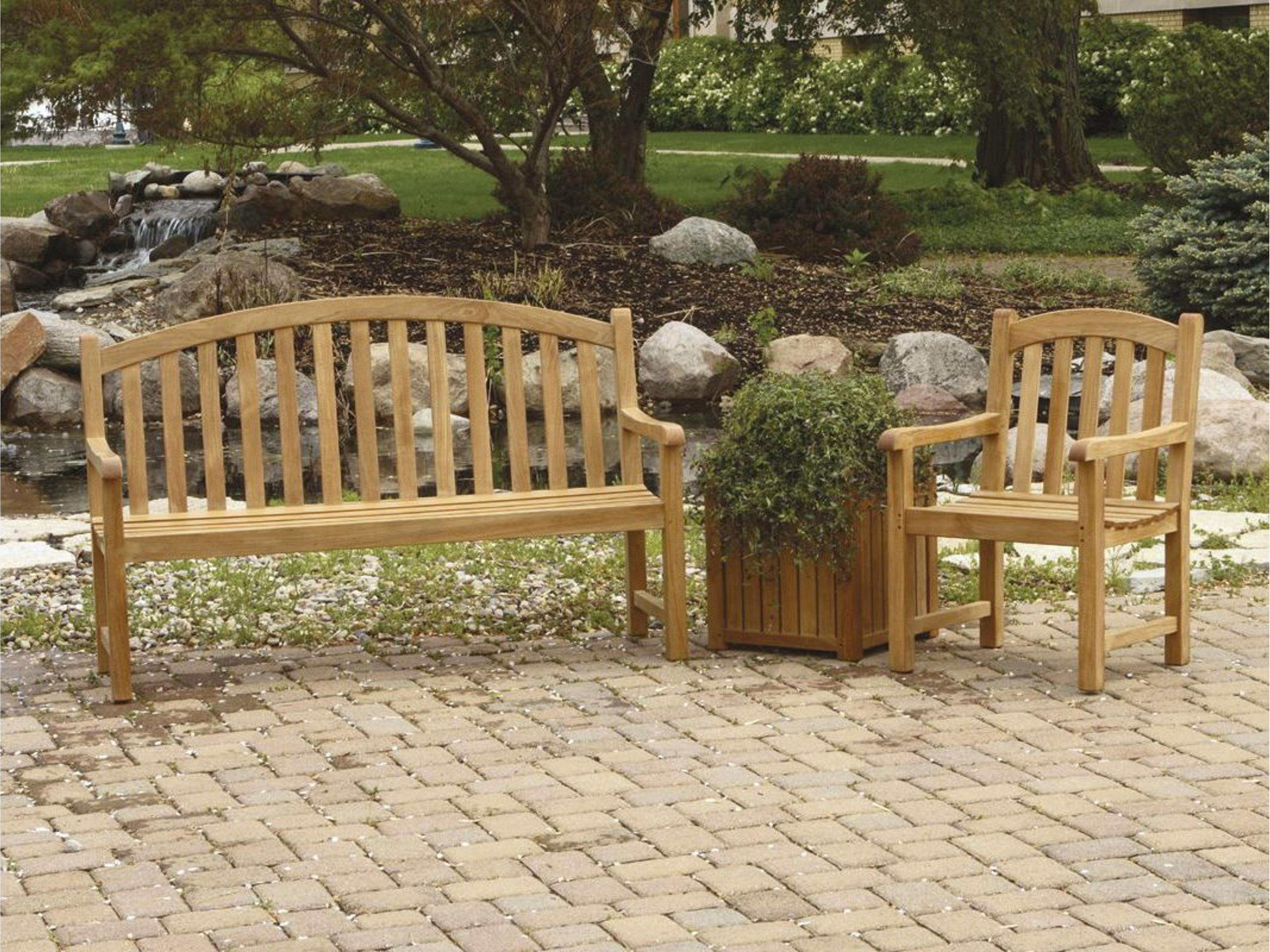 Victoria Teak Natural Patio Lounge Set