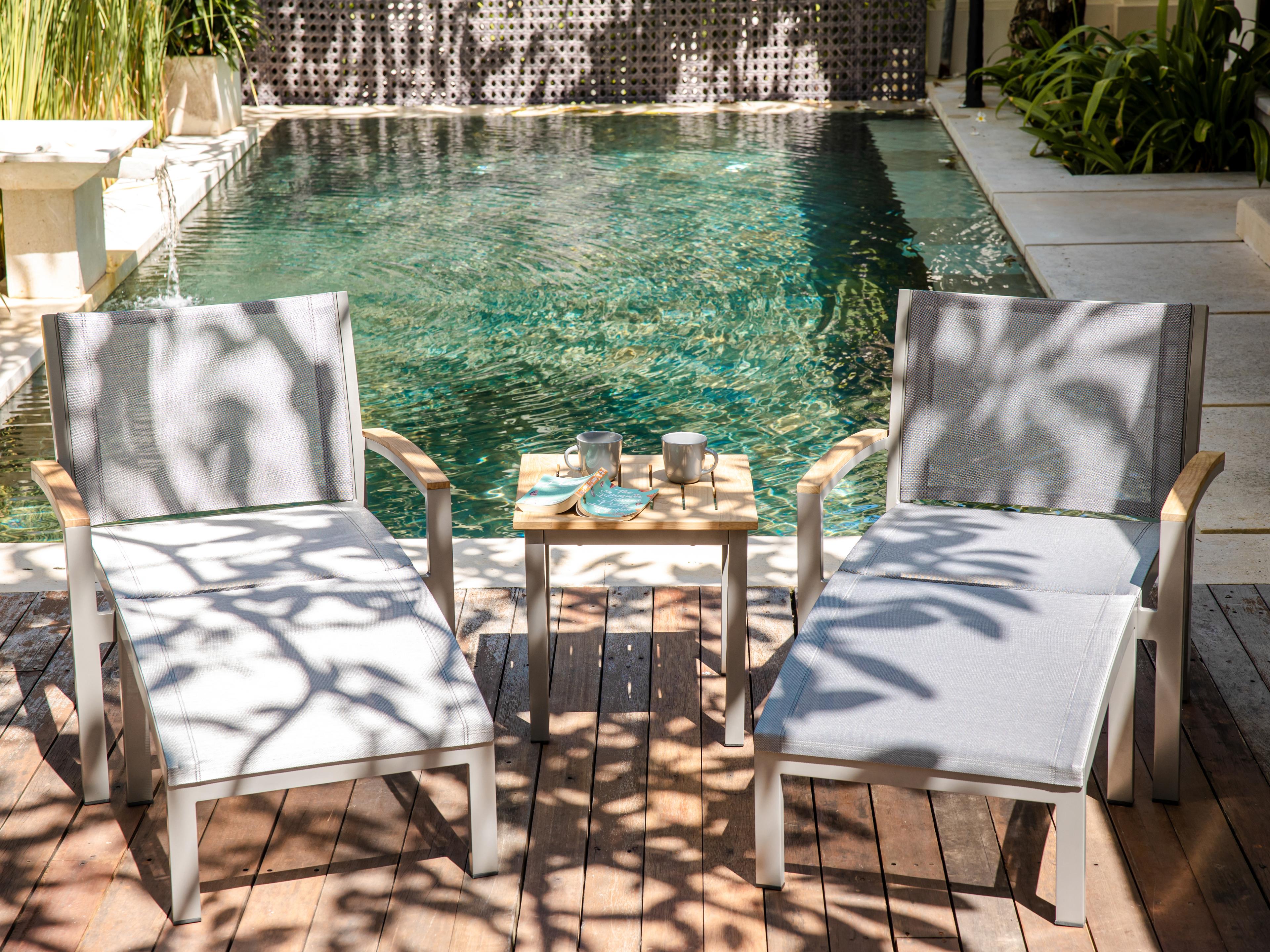 Tribeca Aluminum Sling Patio Lounge Set