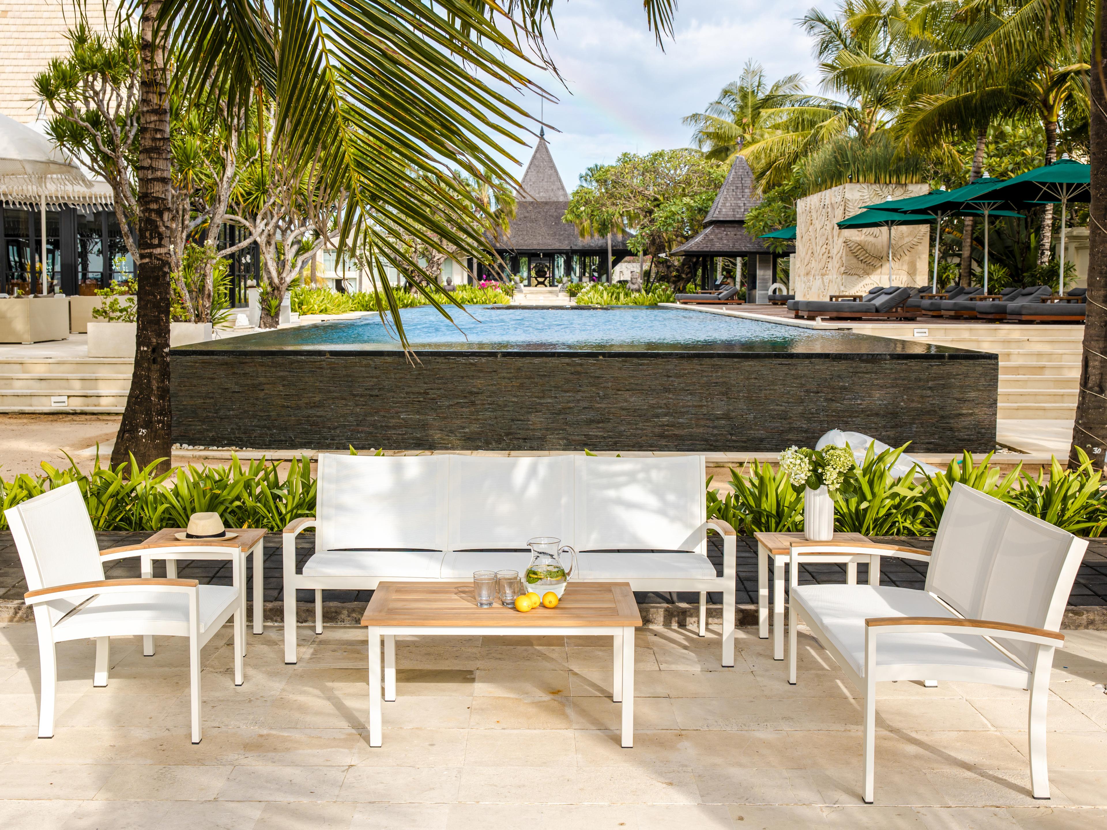 Tribeca Aluminum Sling Outdoor Patio Lounge Set