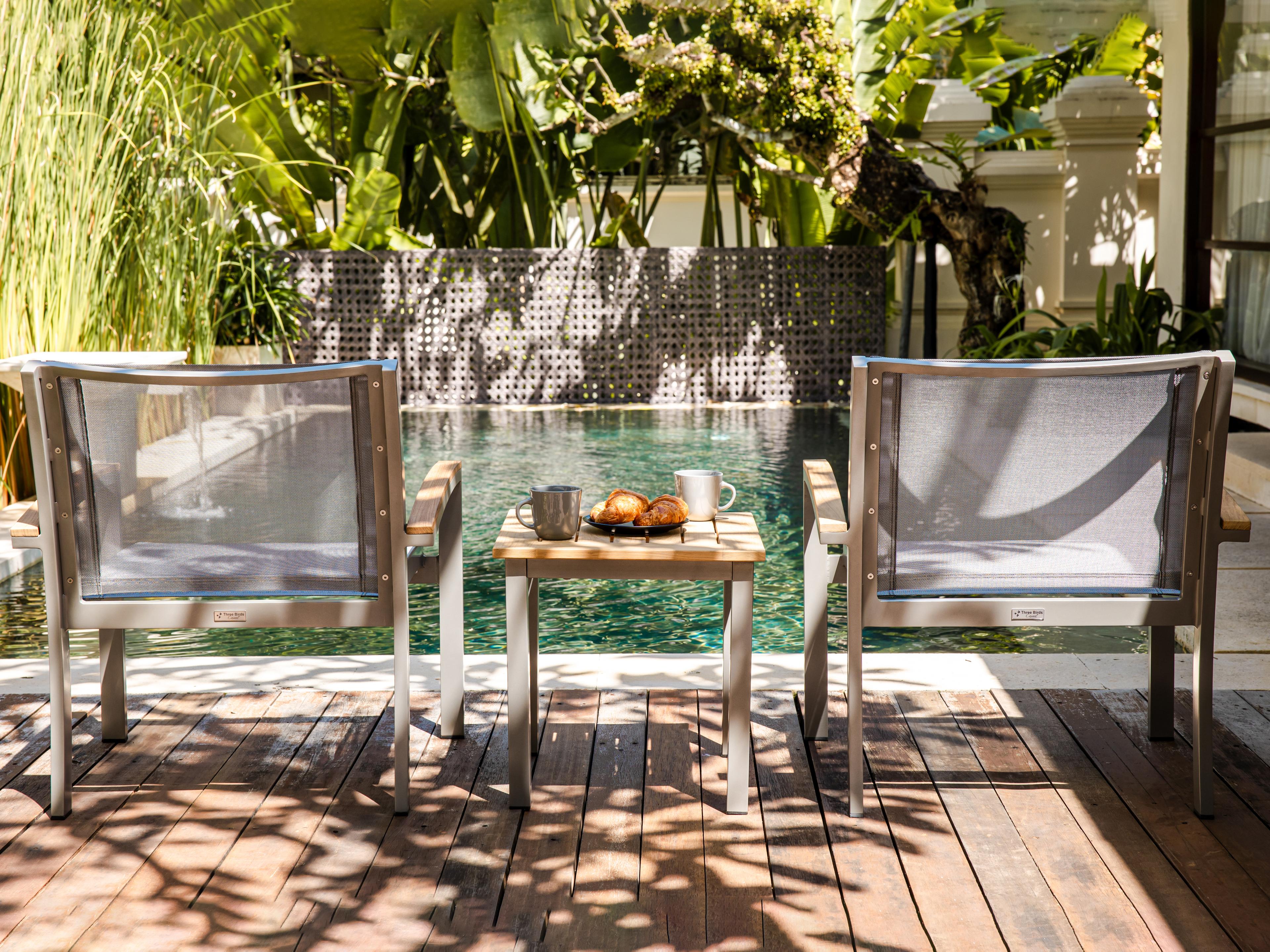 Tribeca Aluminum Sling Outdoor Patio Lounge Set