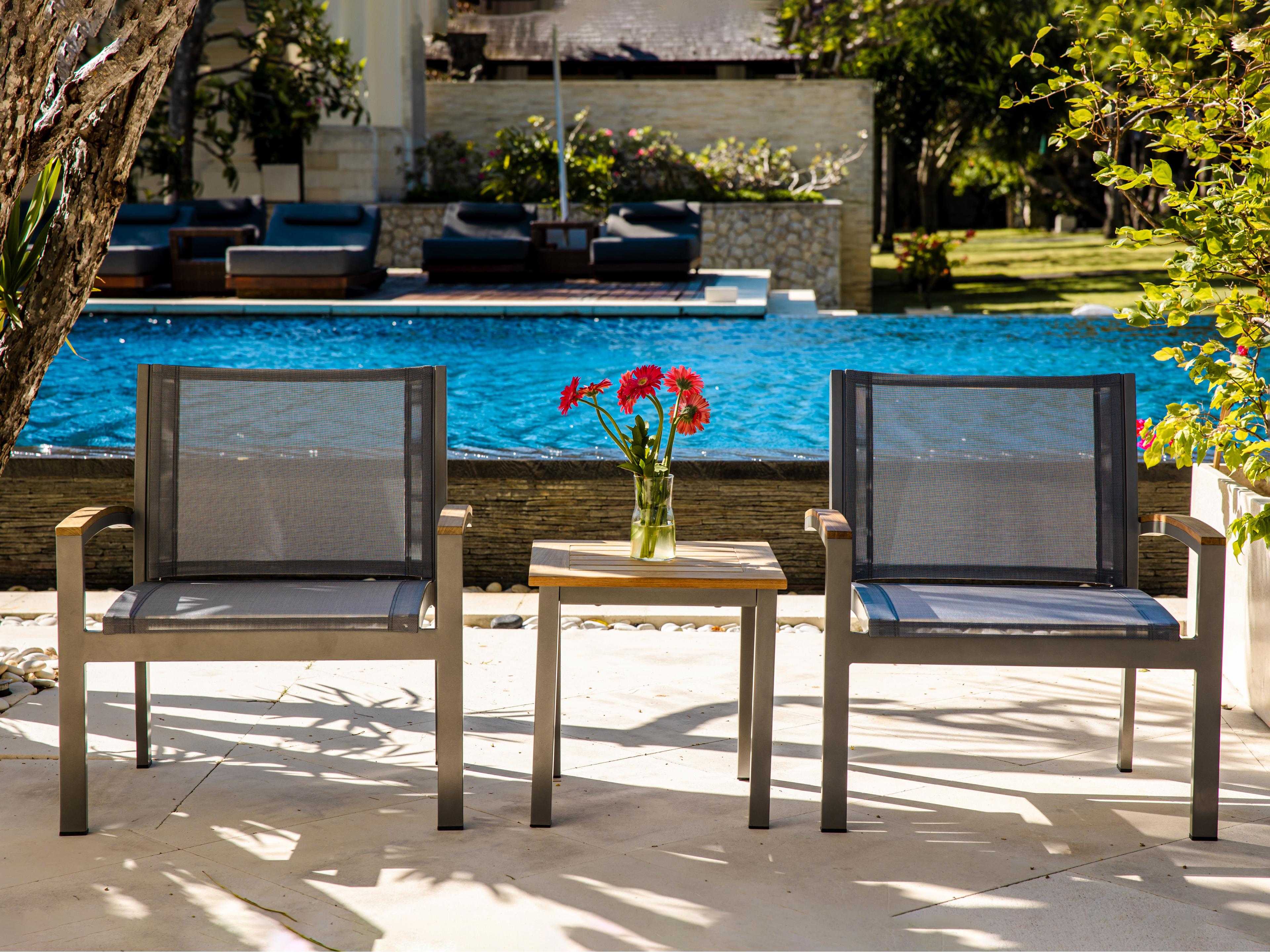 Tribeca Aluminum Sling Outdoor Lounge Set