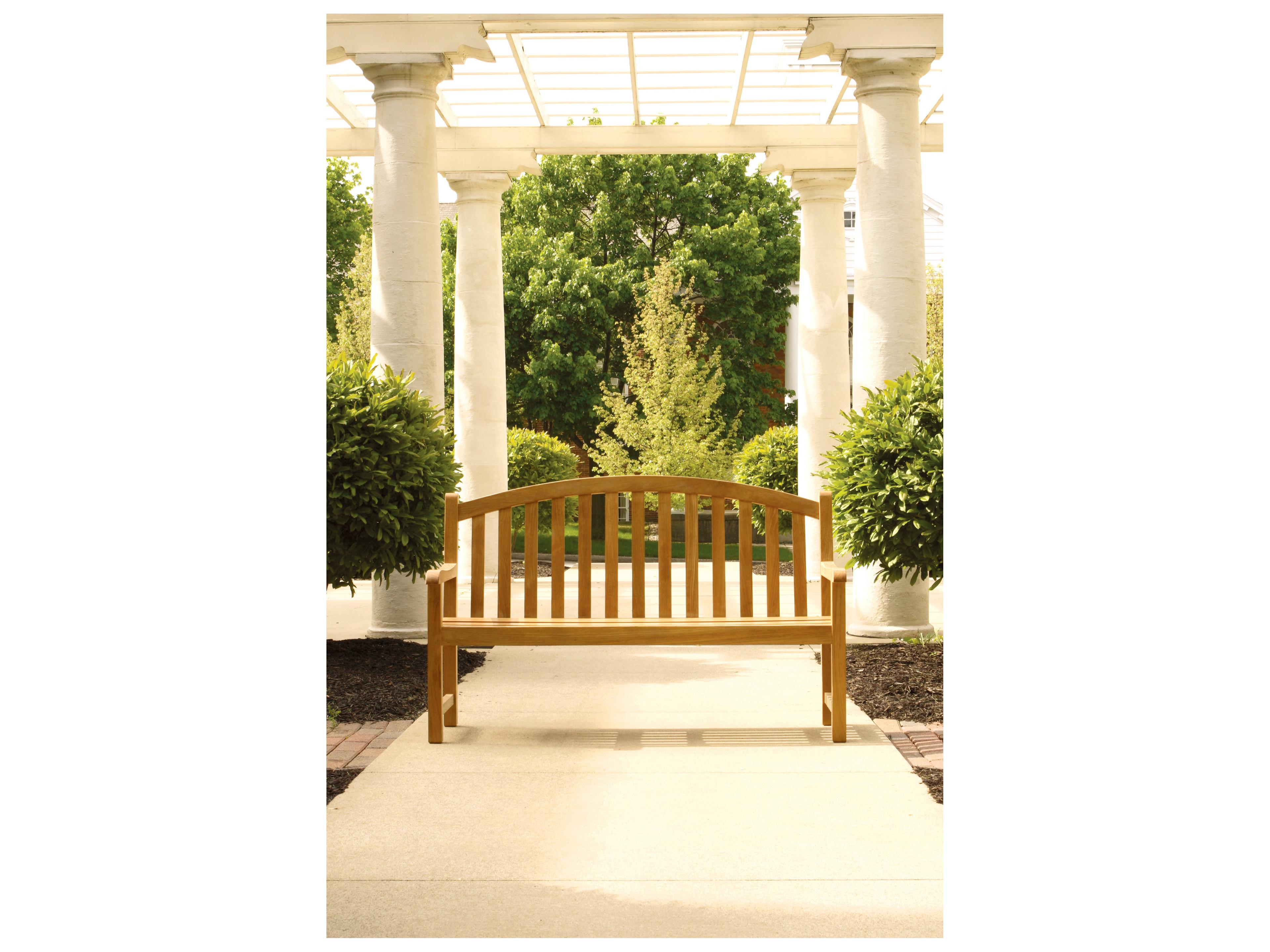 Three Birds Casual Victoria Teak Garden Outdoor Patio Bench 5 feet