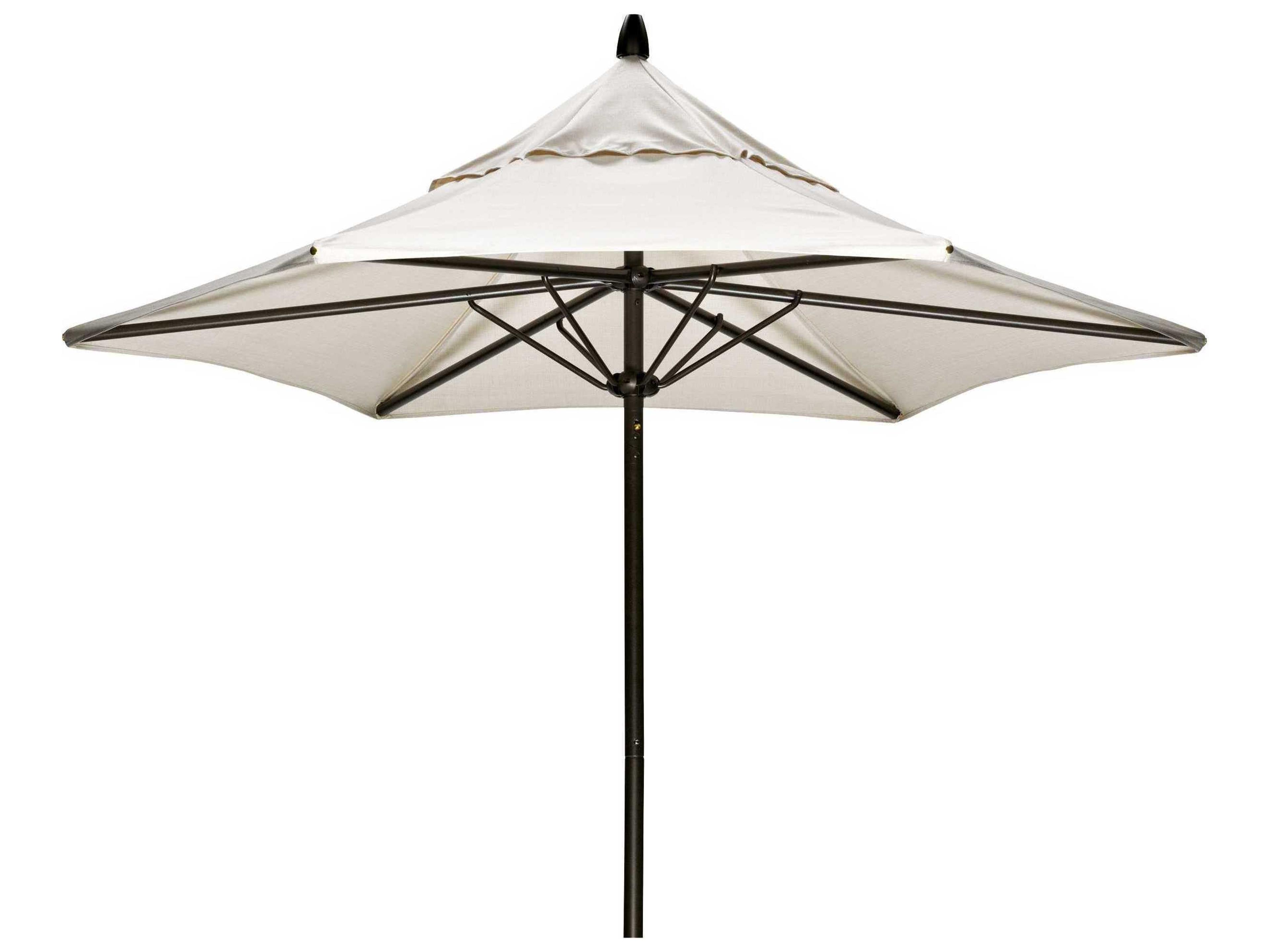 Value Market Aluminum 7.5 Foot Octagon Push Up Lift Patio Umbrella