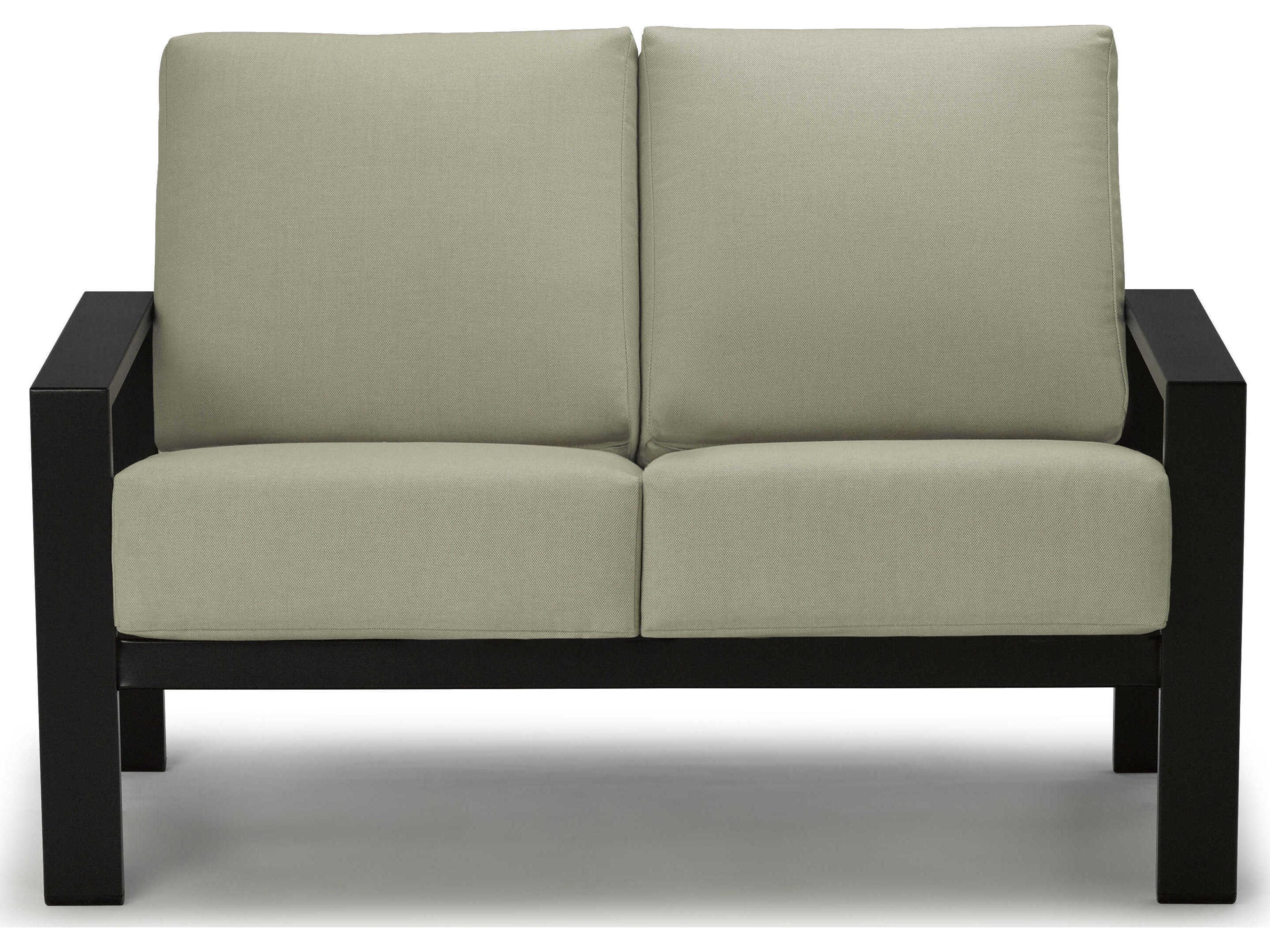 Telescope Casual Larssen Cushion Aluminum Outdoor Loveseat