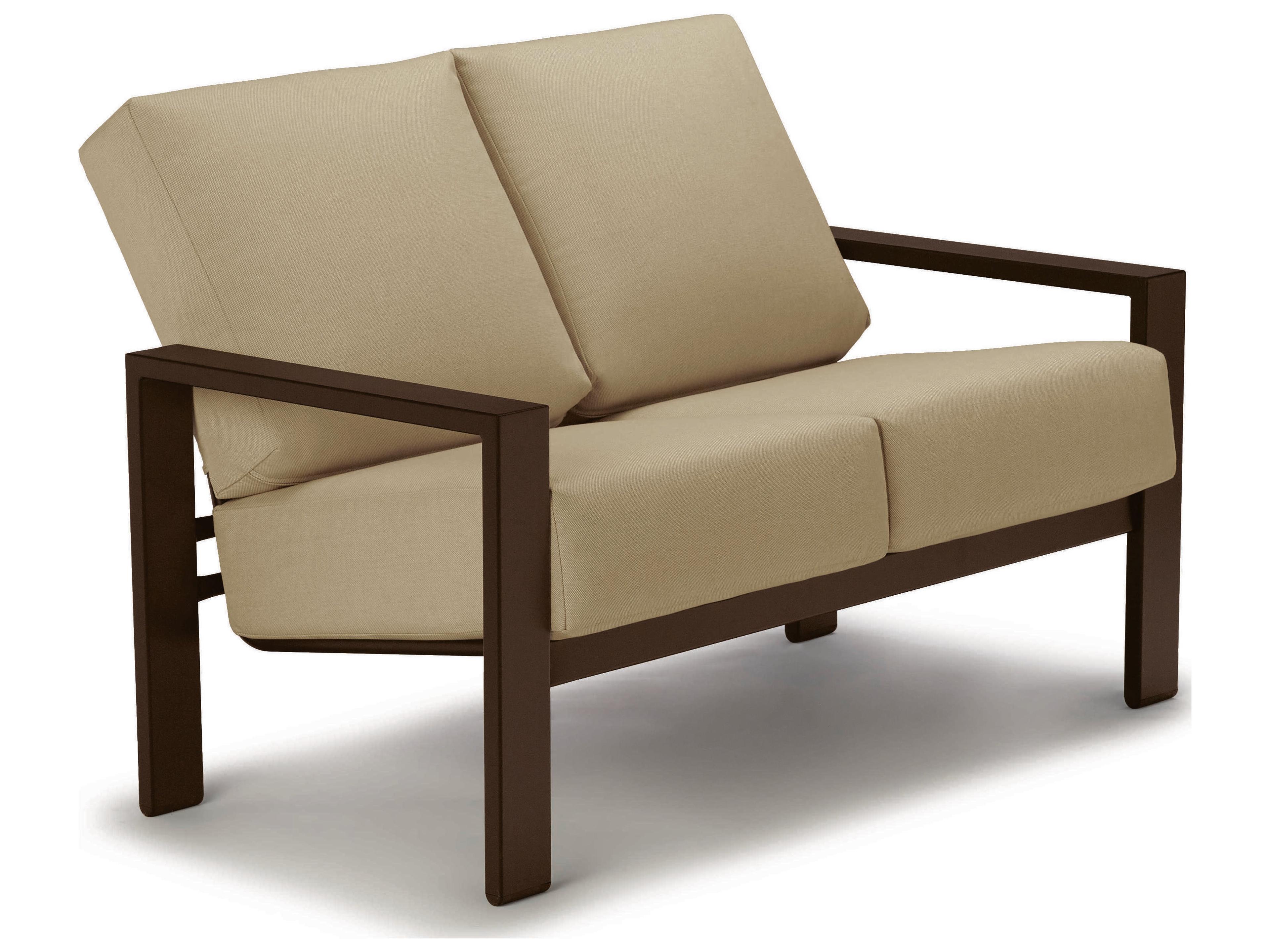 Telescope Casual Larssen Cushion Aluminum Outdoor Loveseat