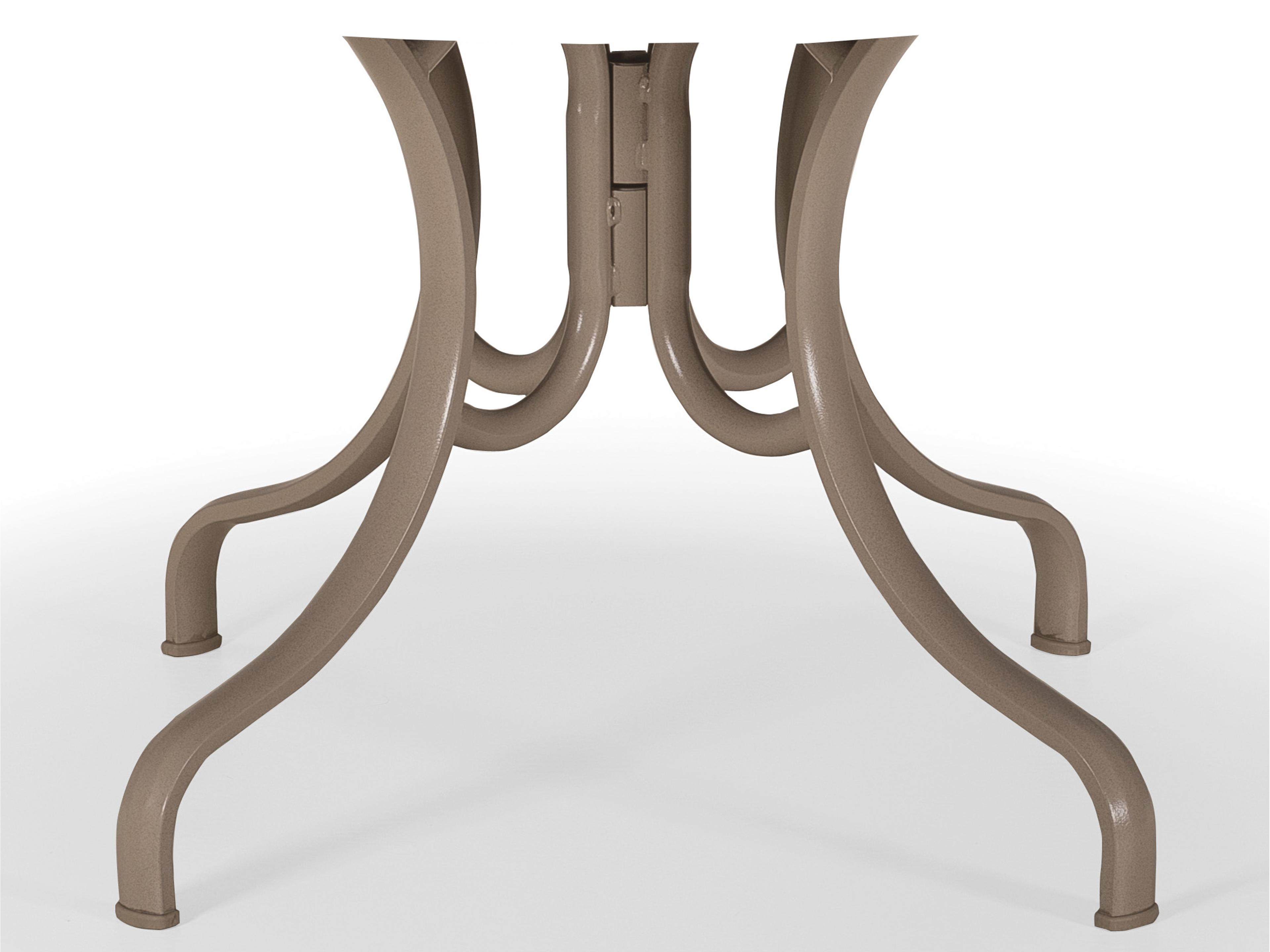 Marine Grade Polymer Round Deluxe Patio Dining Table