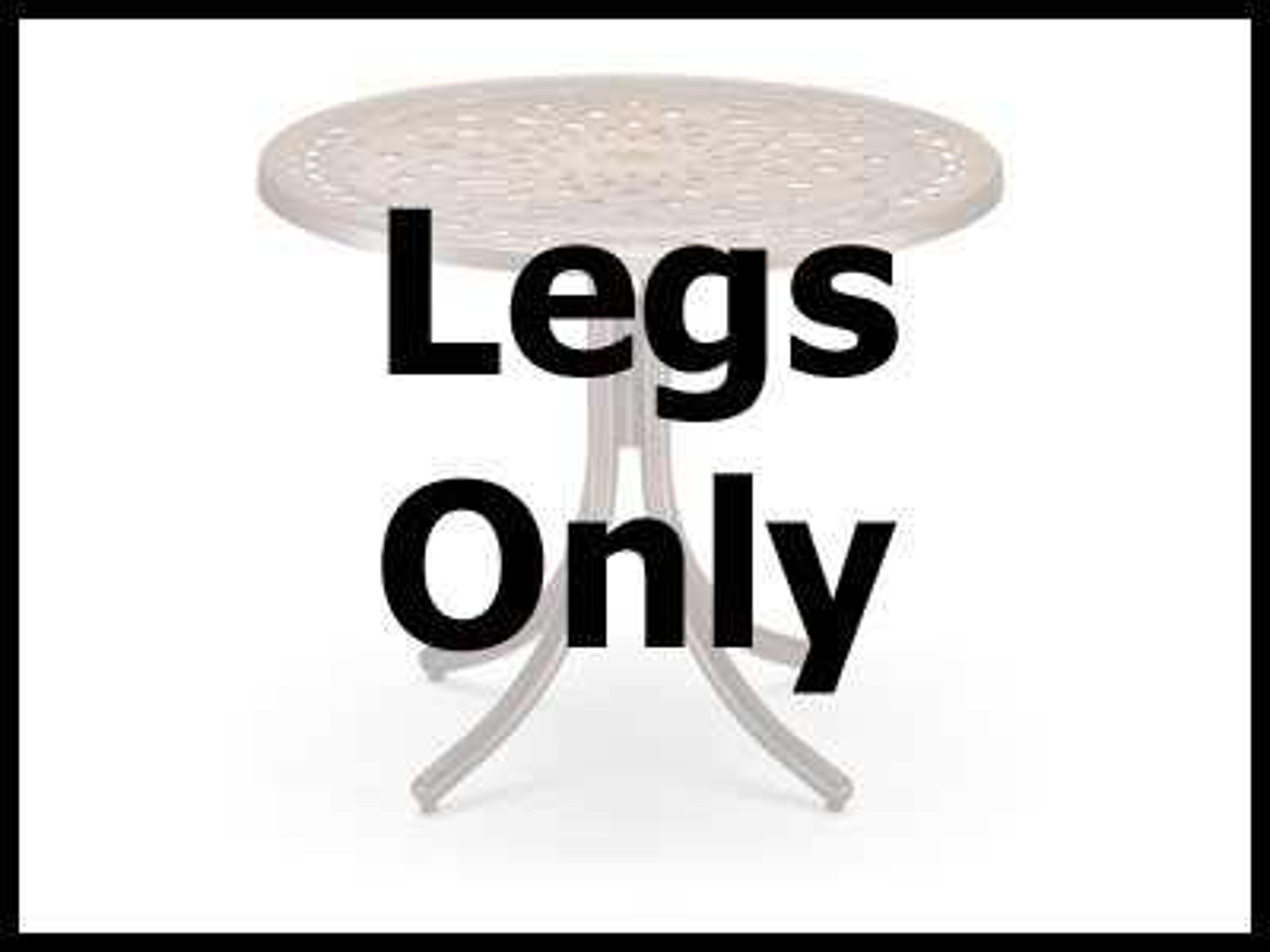 Cast Aluminum Dining Height Legs