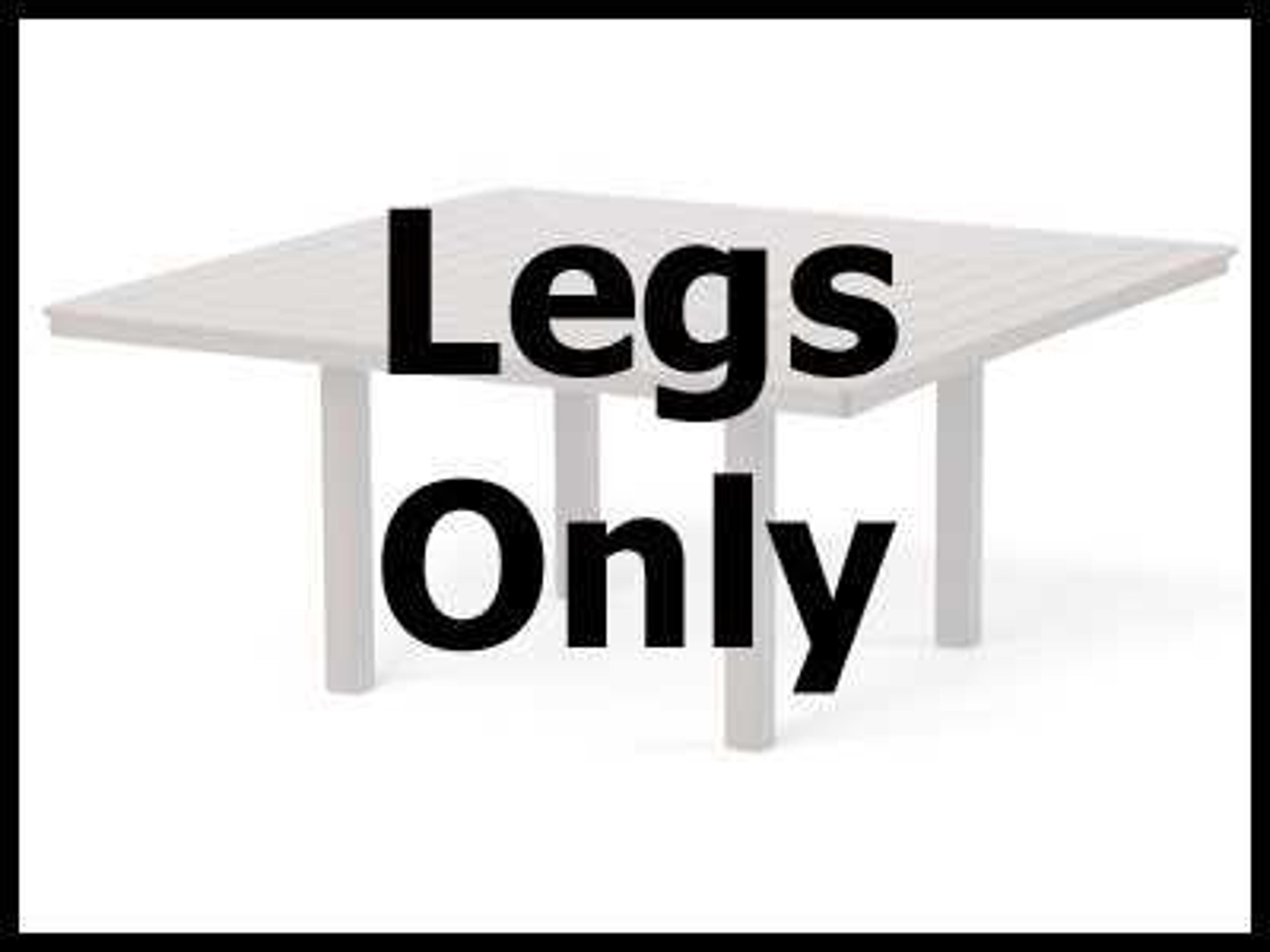 Dining Height Table Base Aluminum Legs