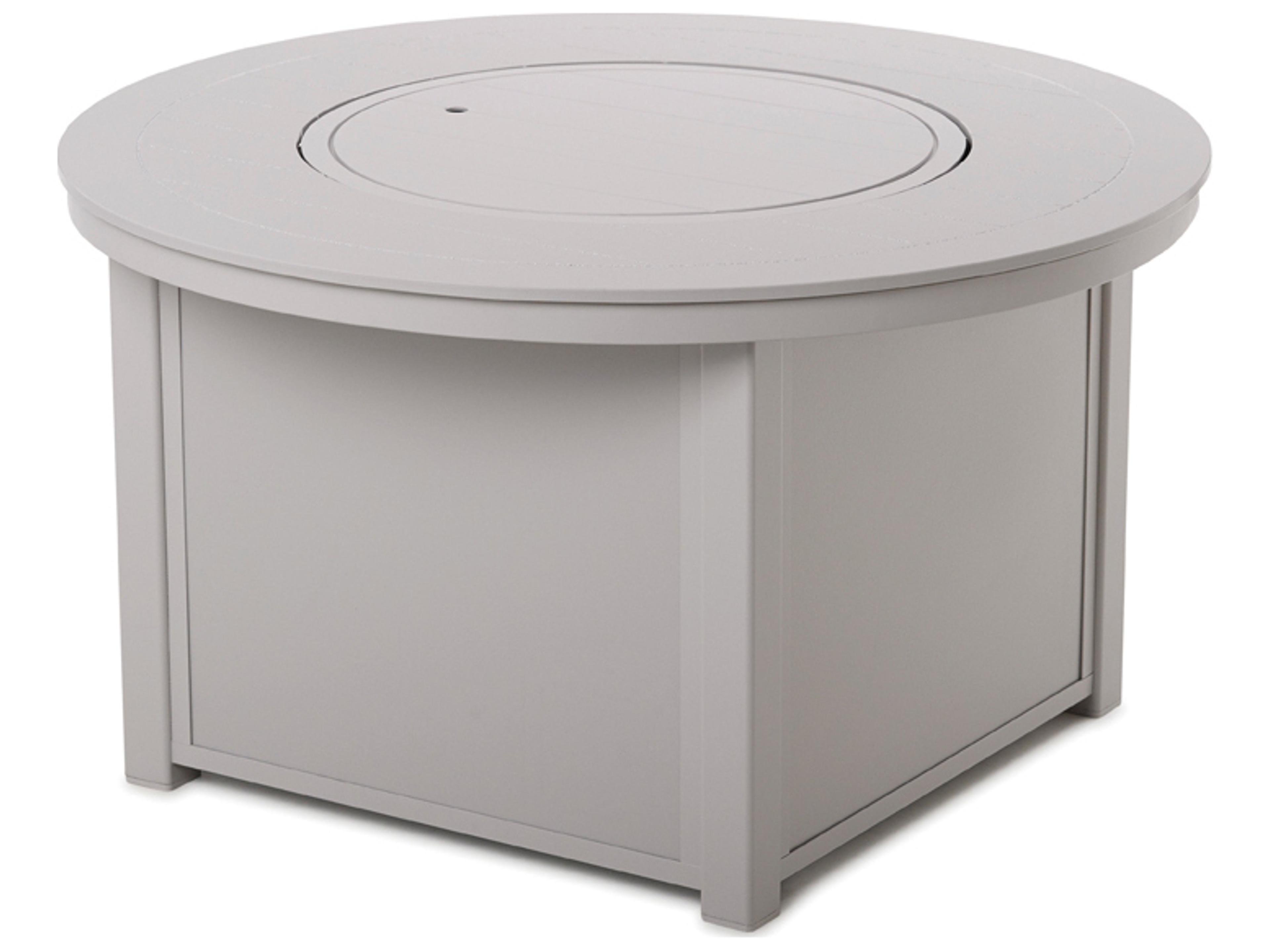 Telescope Casual MGP Aluminum Round Outdoor Patio Fire Pit Table