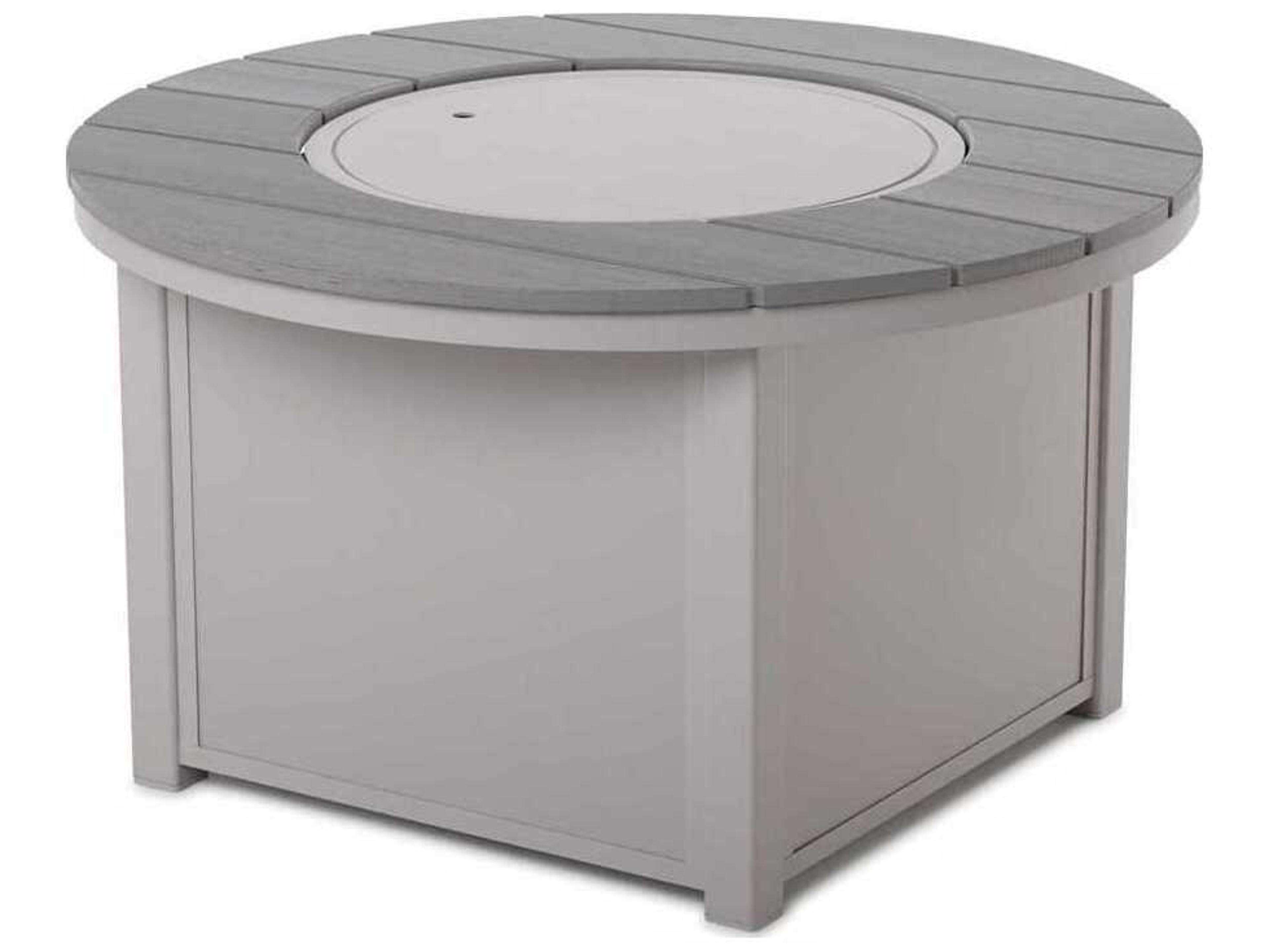 Telescope Casual MGP Aluminum Round Outdoor Patio Fire Pit Table