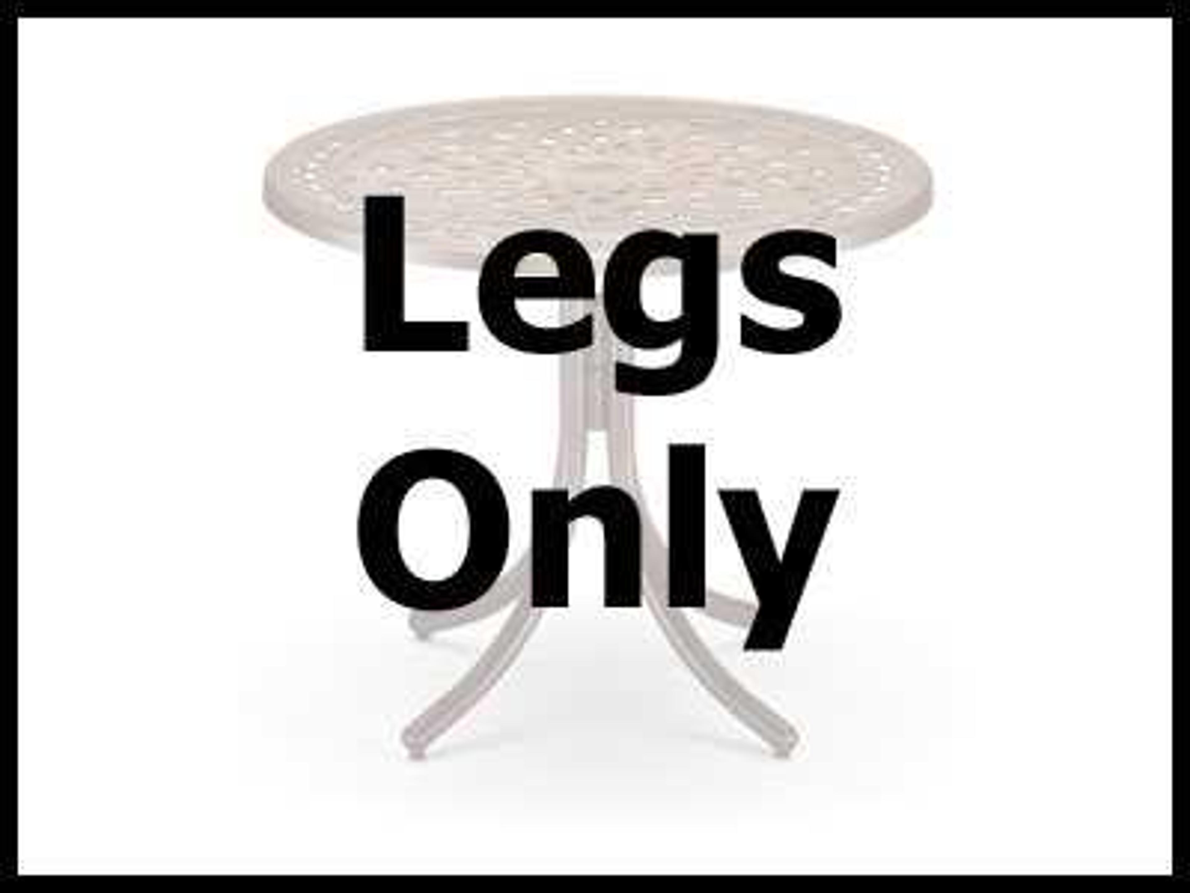 40.5-Inch Bar Height Table Legs Powder Coated Aluminum