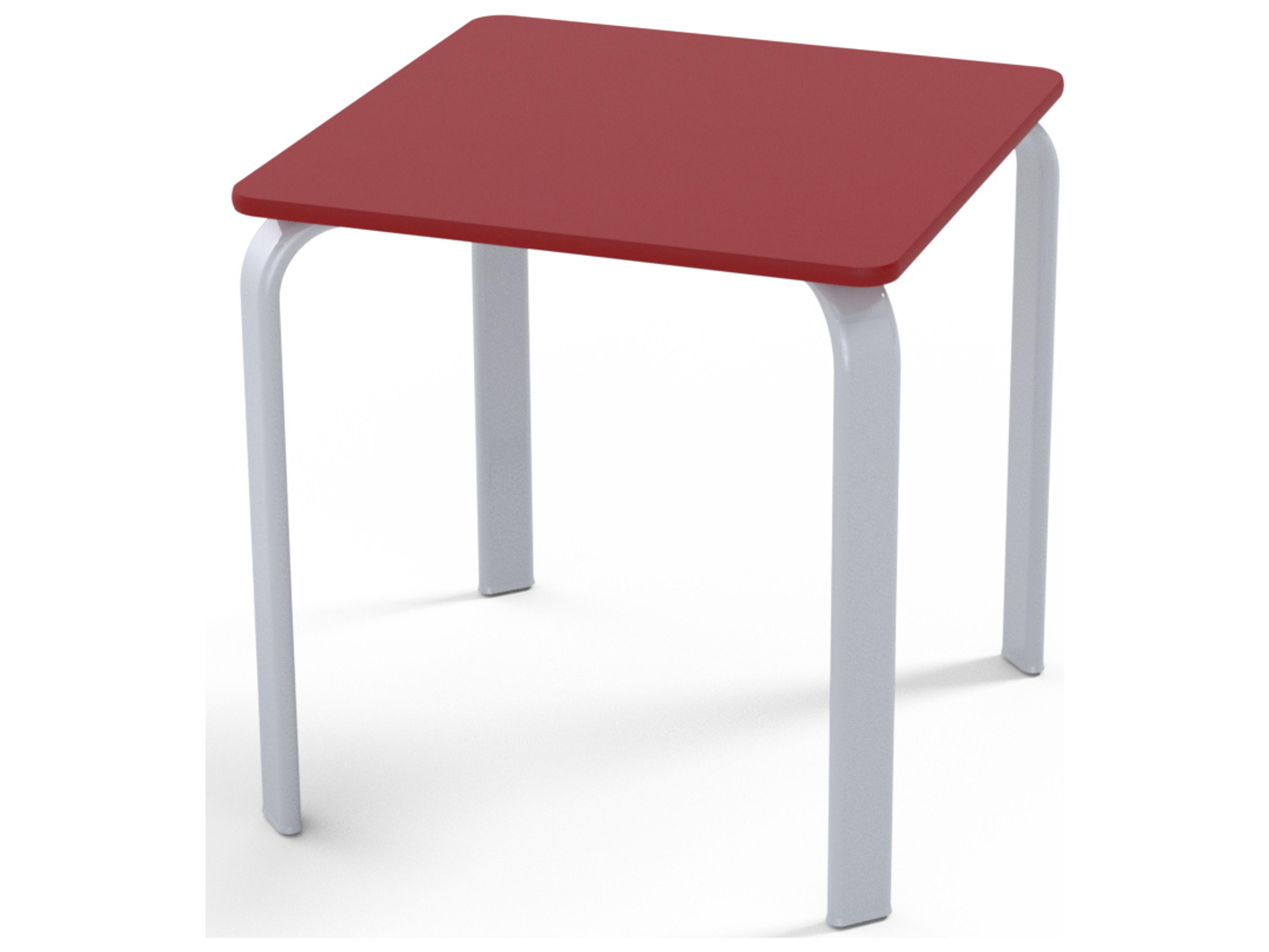 Telescope Casual Marine Grade Polymer Square Outdoor End Table