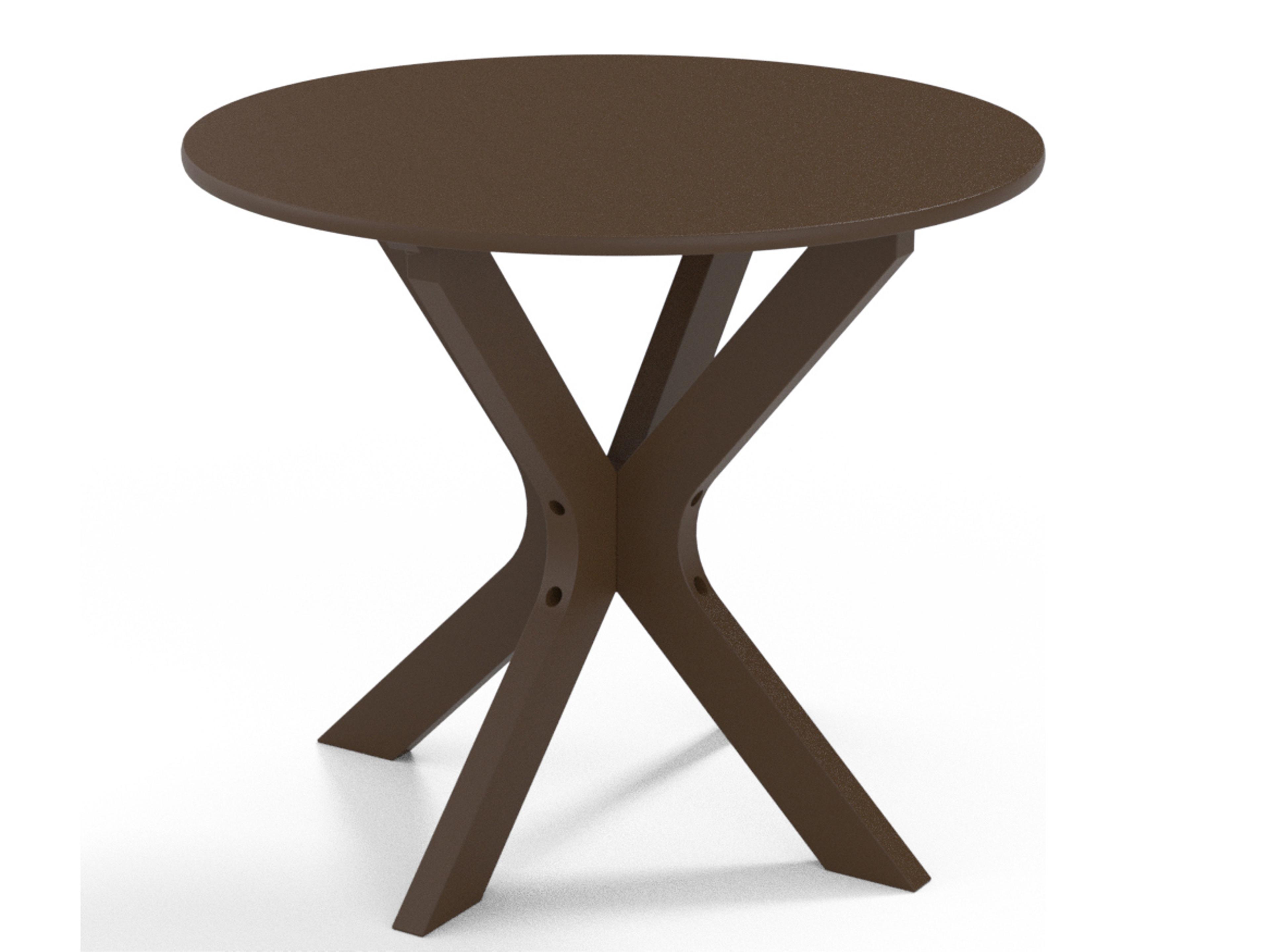 Telescope Casual Wexler Marine Grade Polymer Round Patio End Table