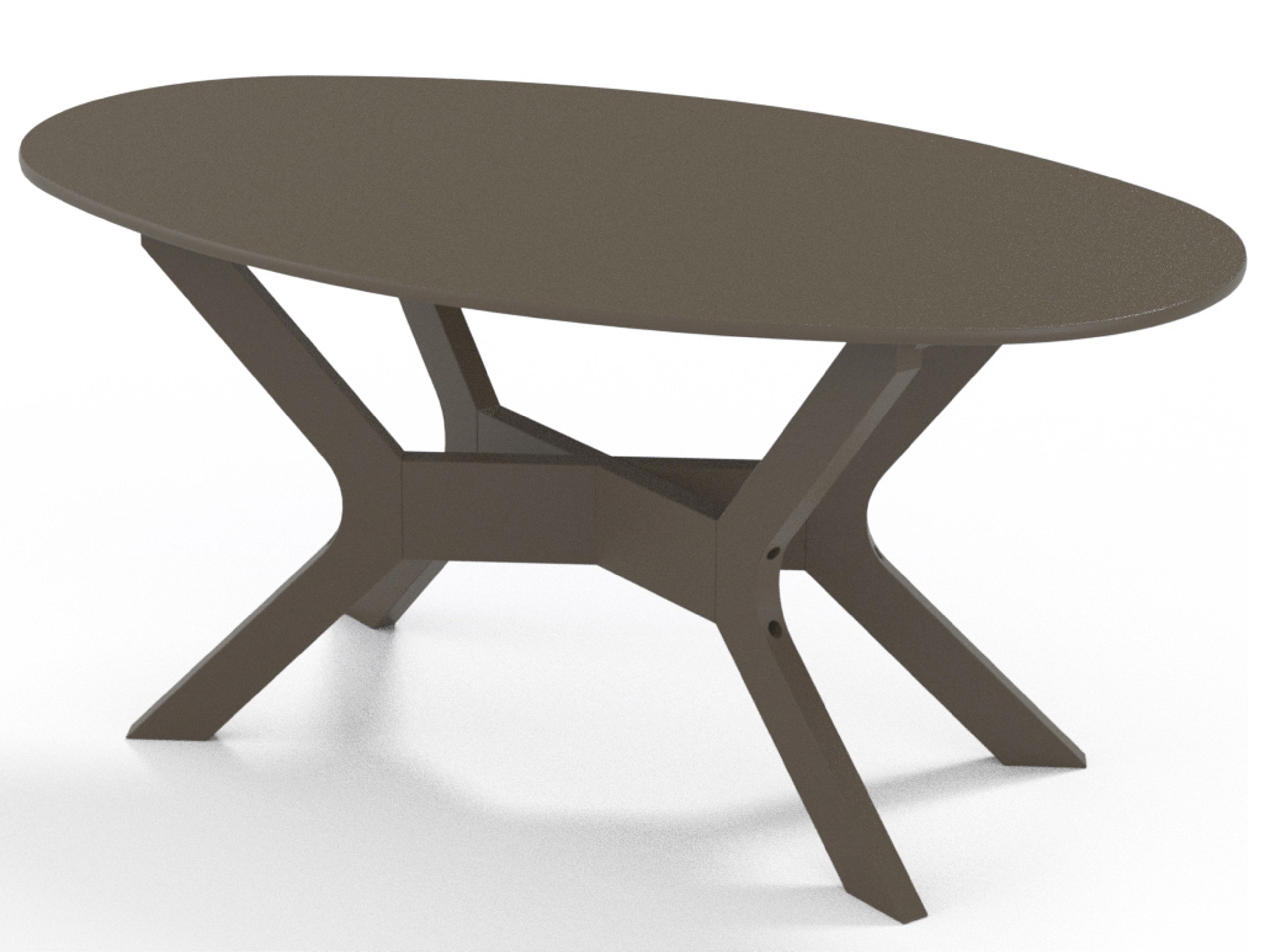 Telescope Casual Wexler Marine Grade Polymer Oval Outdoor Coffee Table