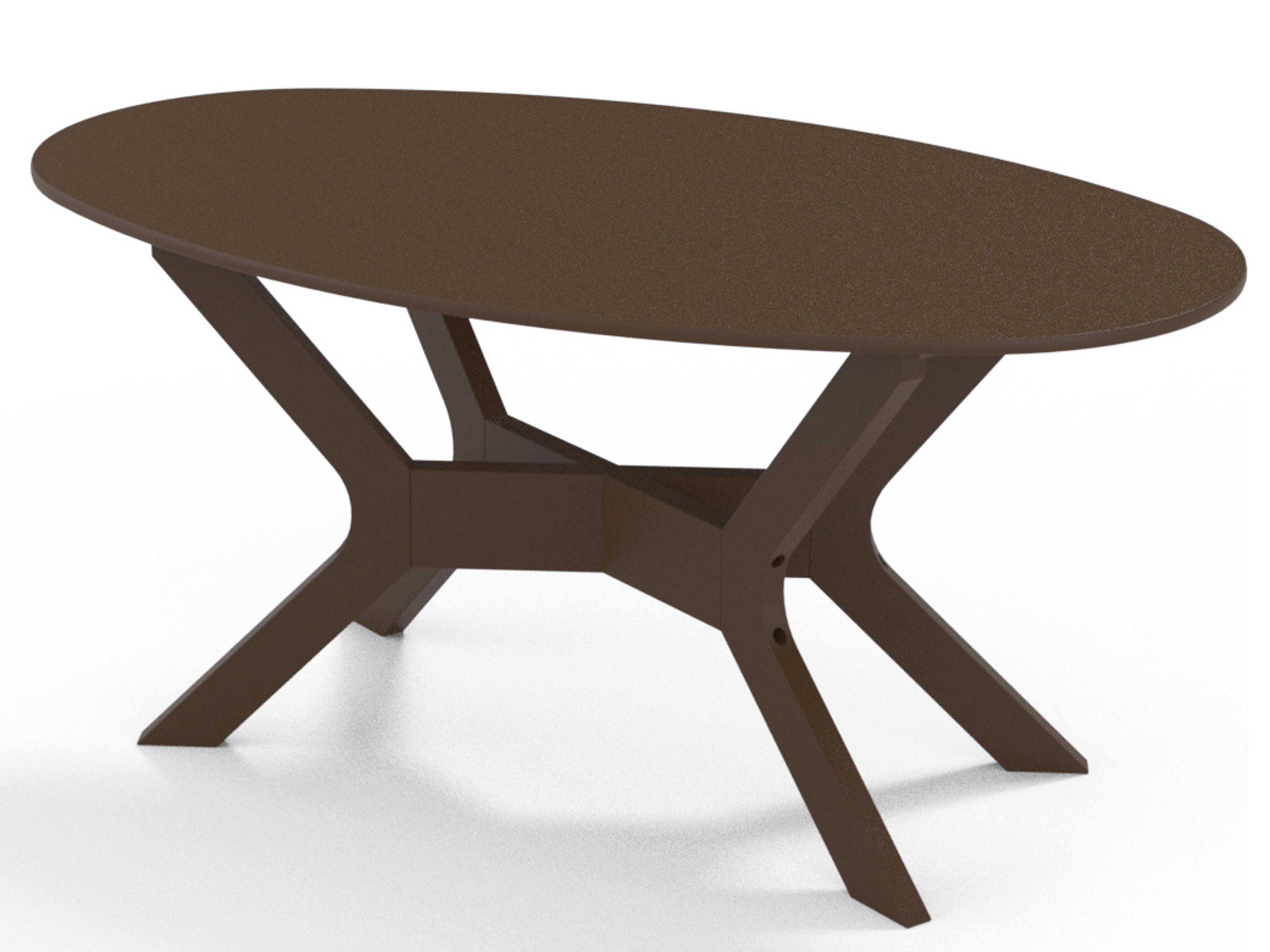 Telescope Casual Wexler Marine Grade Polymer Oval Outdoor Coffee Table
