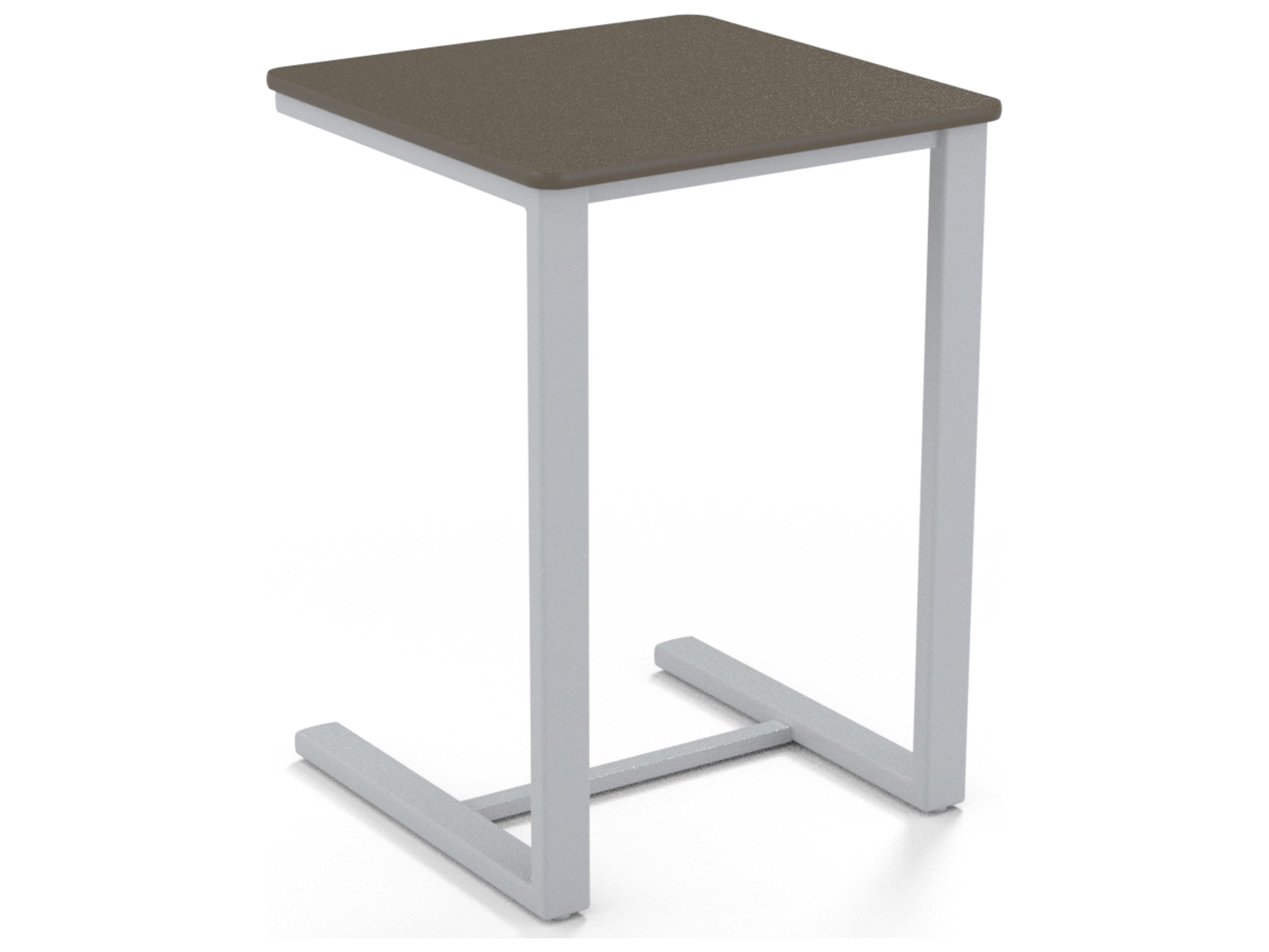 Telescope Casual Marine Grade Polymer Square Outdoor Side Table