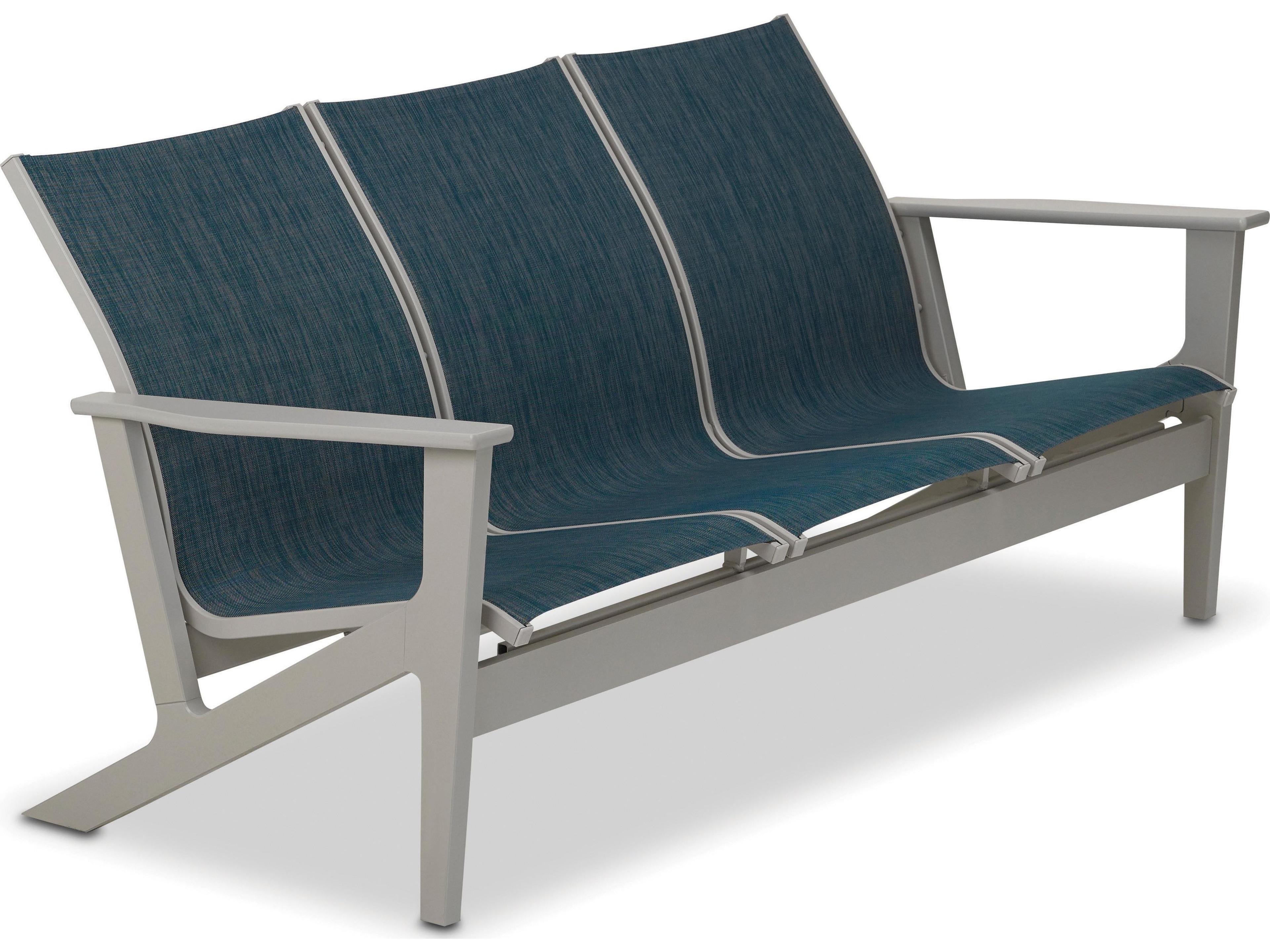 Wexler Marine Grade Polymer Sling Outdoor Patio Sofa