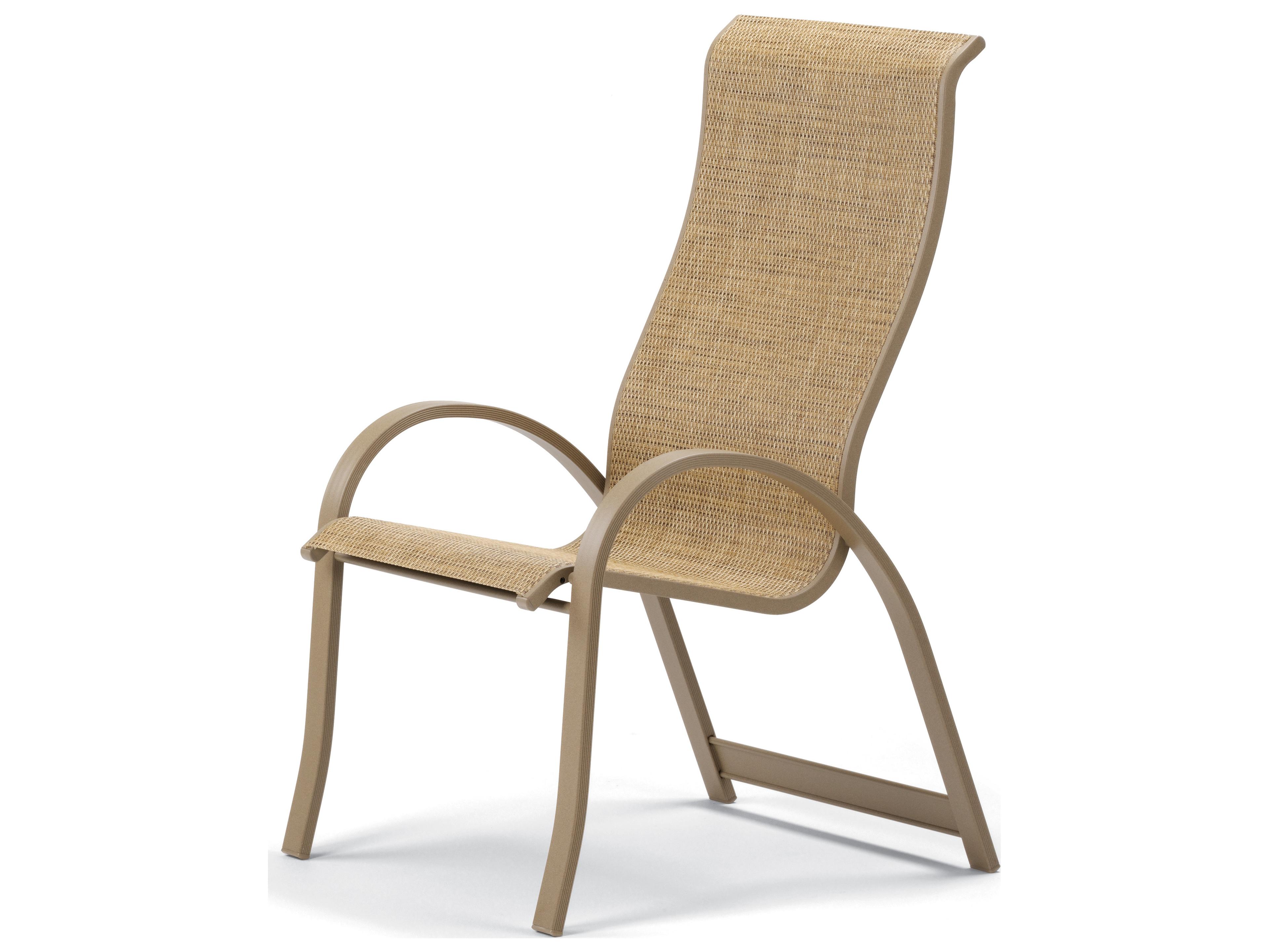 Aruba Sling Supreme Stacking Arm Chair