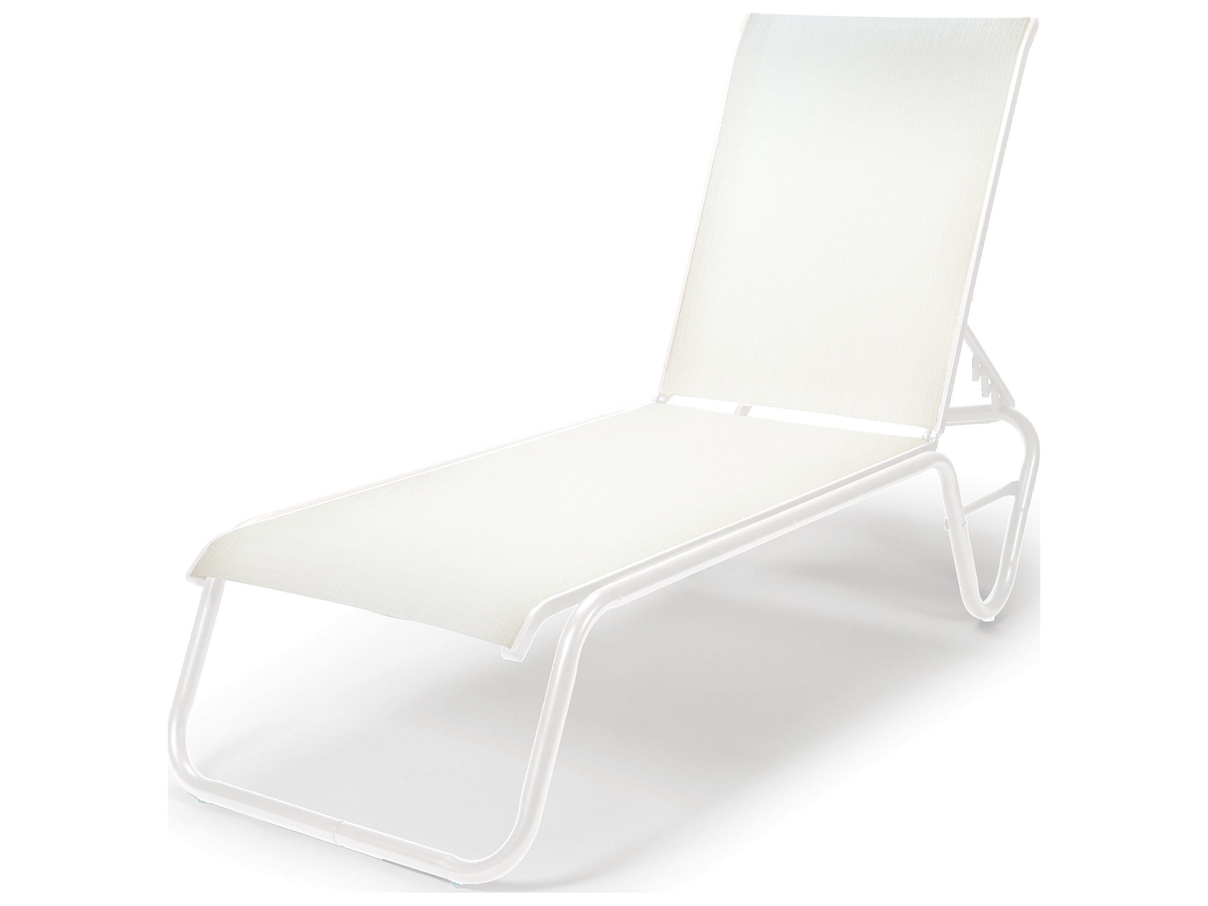 Telescope Casual Gardenella Sling Aluminum Four Position Lay-flat Stackable Outdoor Chaise Lounge