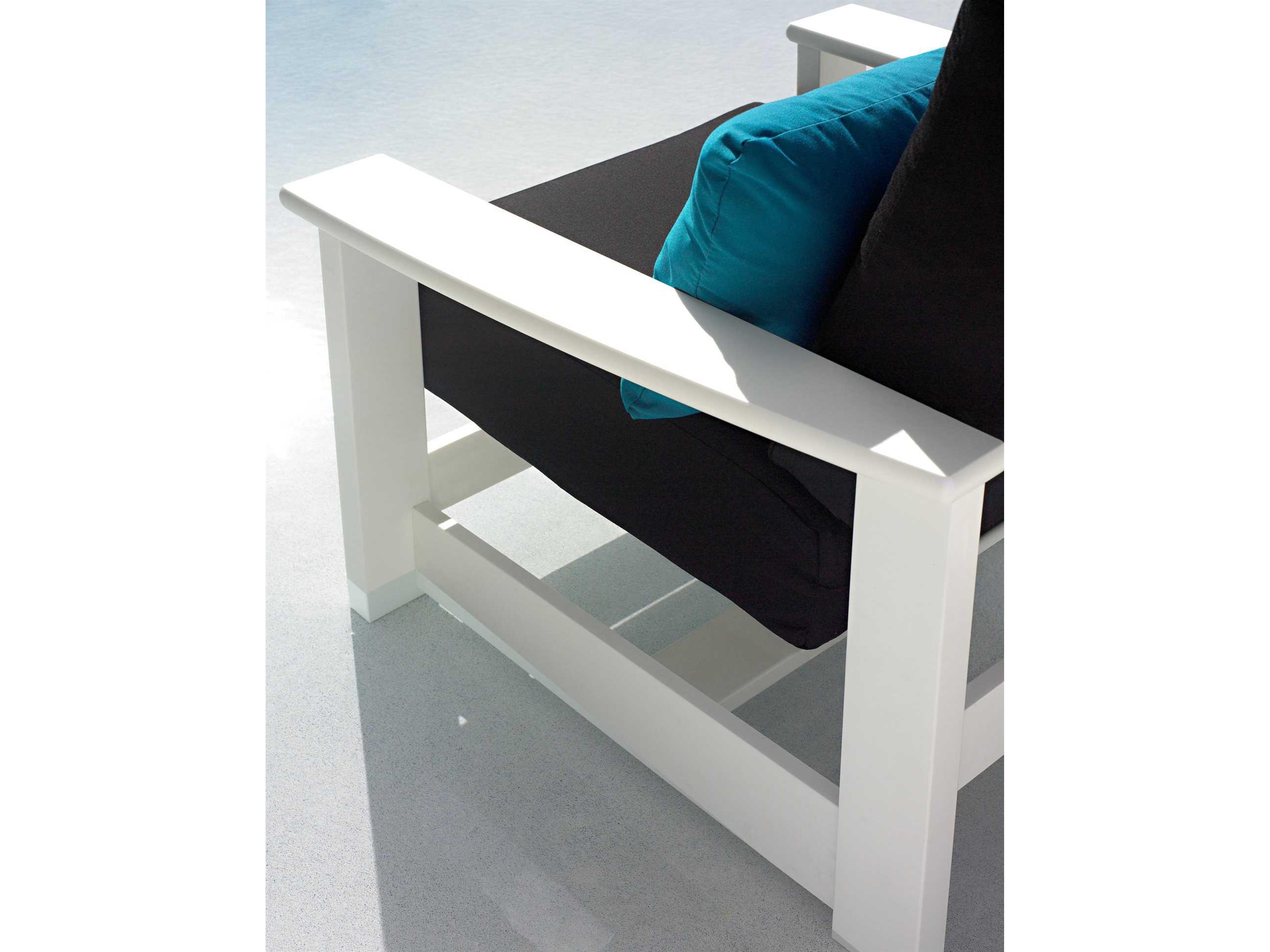 Telescope Casual Leeward Marine Grade Polymer Deep Seat Rocking Patio Lounge Chair