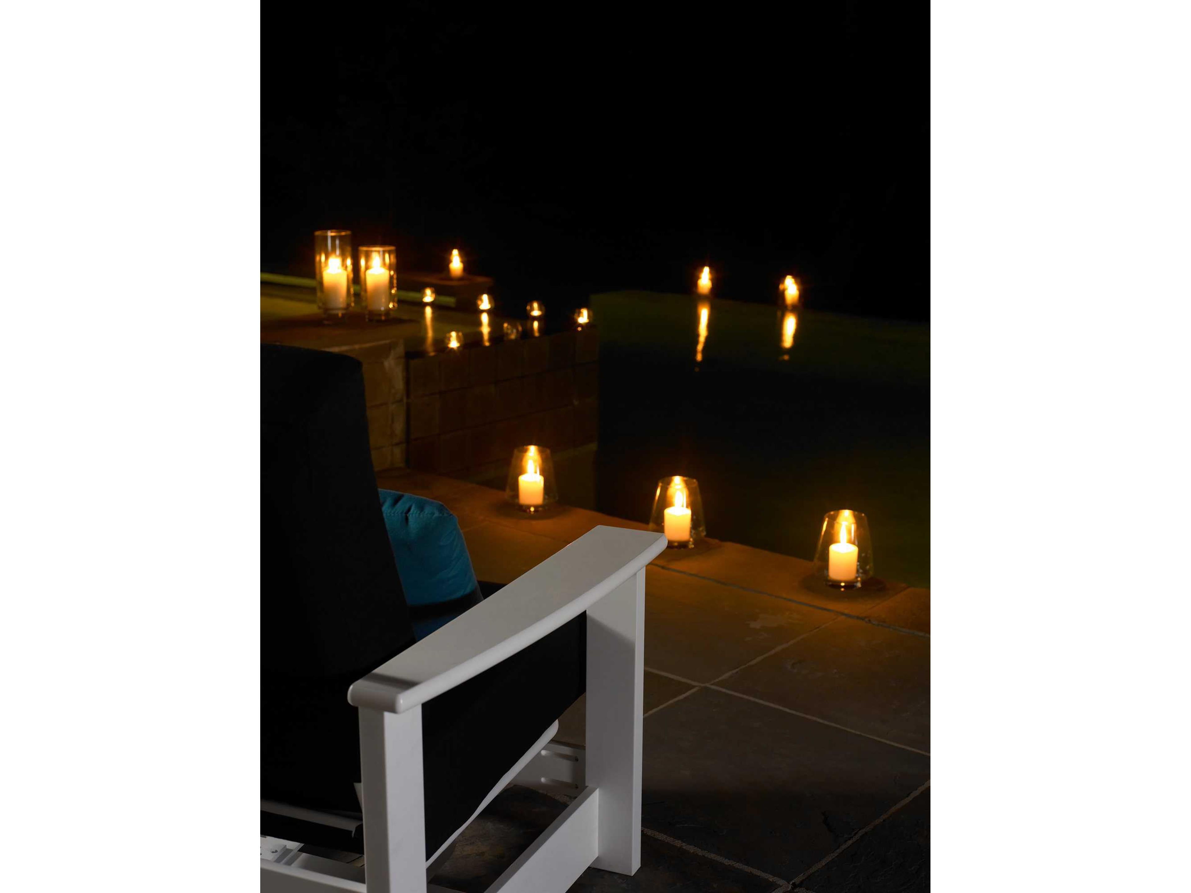 Telescope Casual Leeward Marine Grade Polymer Deep Seat Rocking Patio Lounge Chair