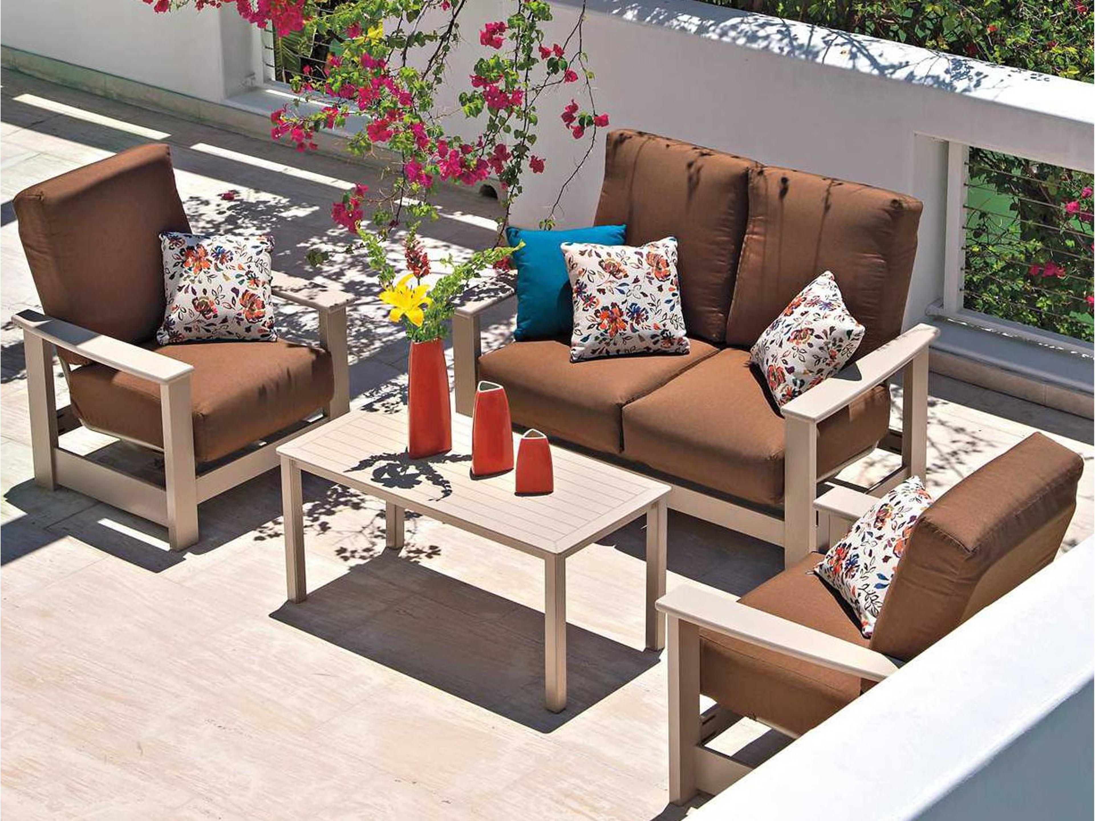 Leeward Marine Grade Polymer Deep Seat Lounge Set