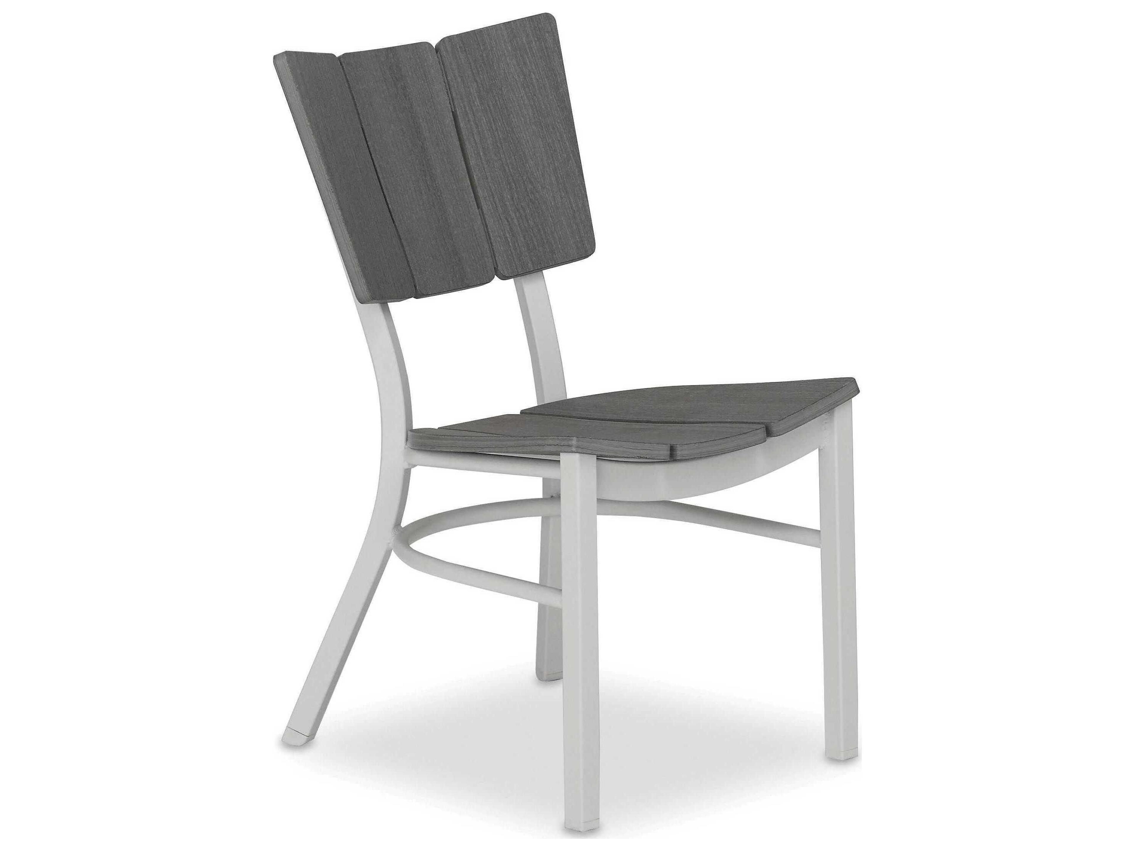 Telescope Casual Avant Marine Grade Polymer Aluminum Stackable Outdoor Dining Side Chair