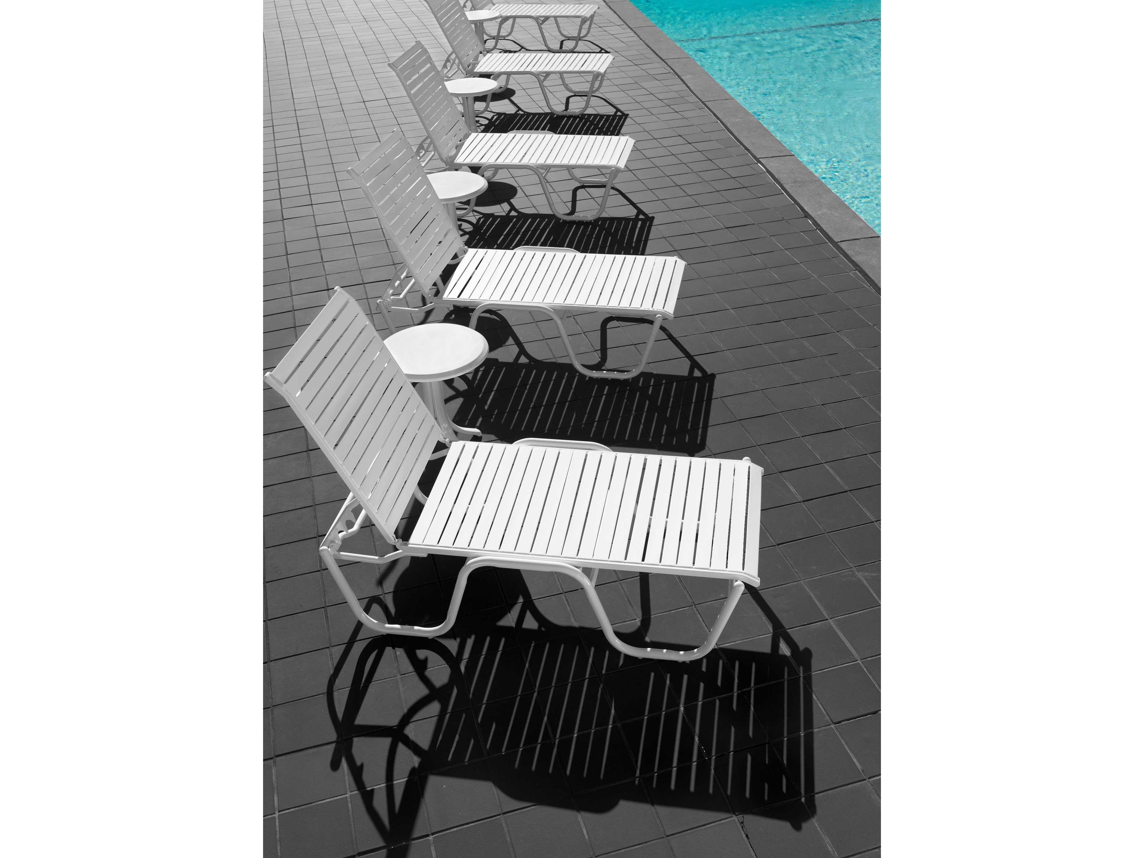 Reliance Contract Strap Aluminum Patio Lounge Set