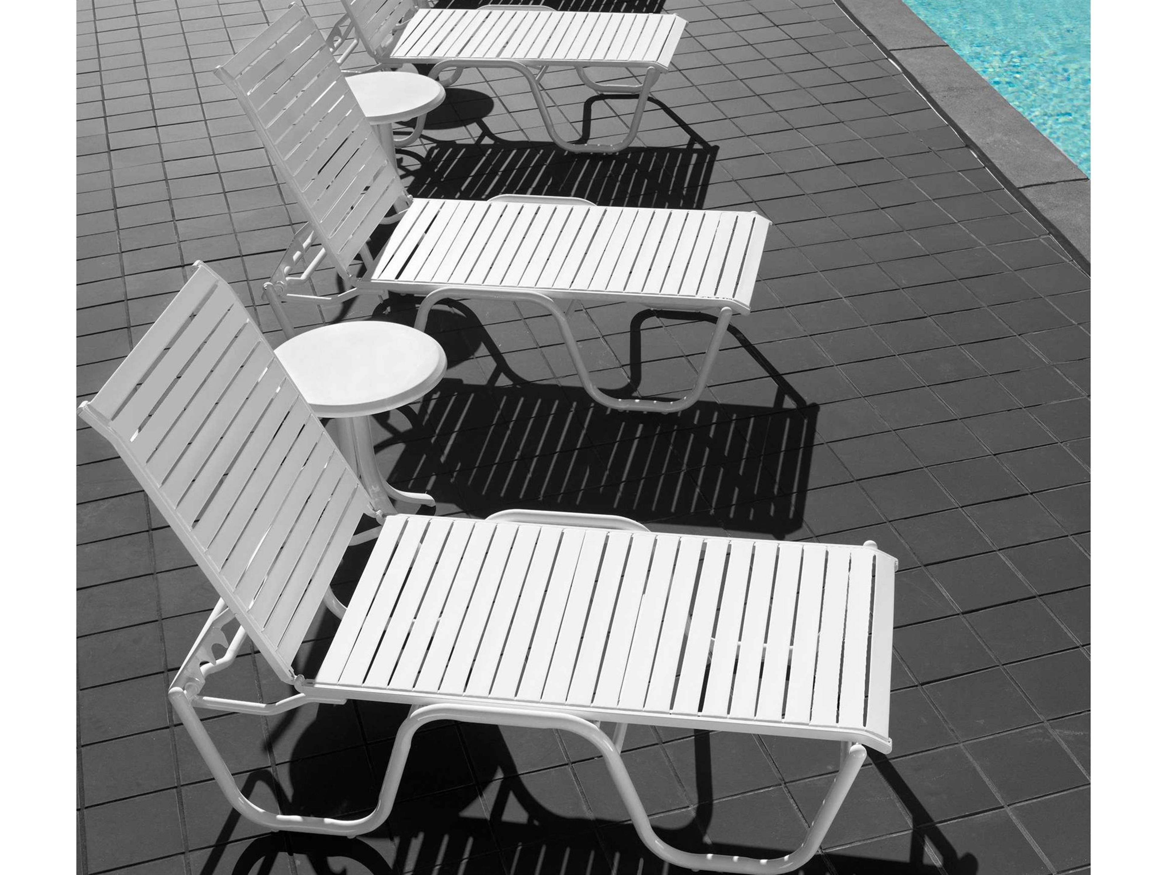 Reliance Contract Strap Aluminum Patio Lounge Set