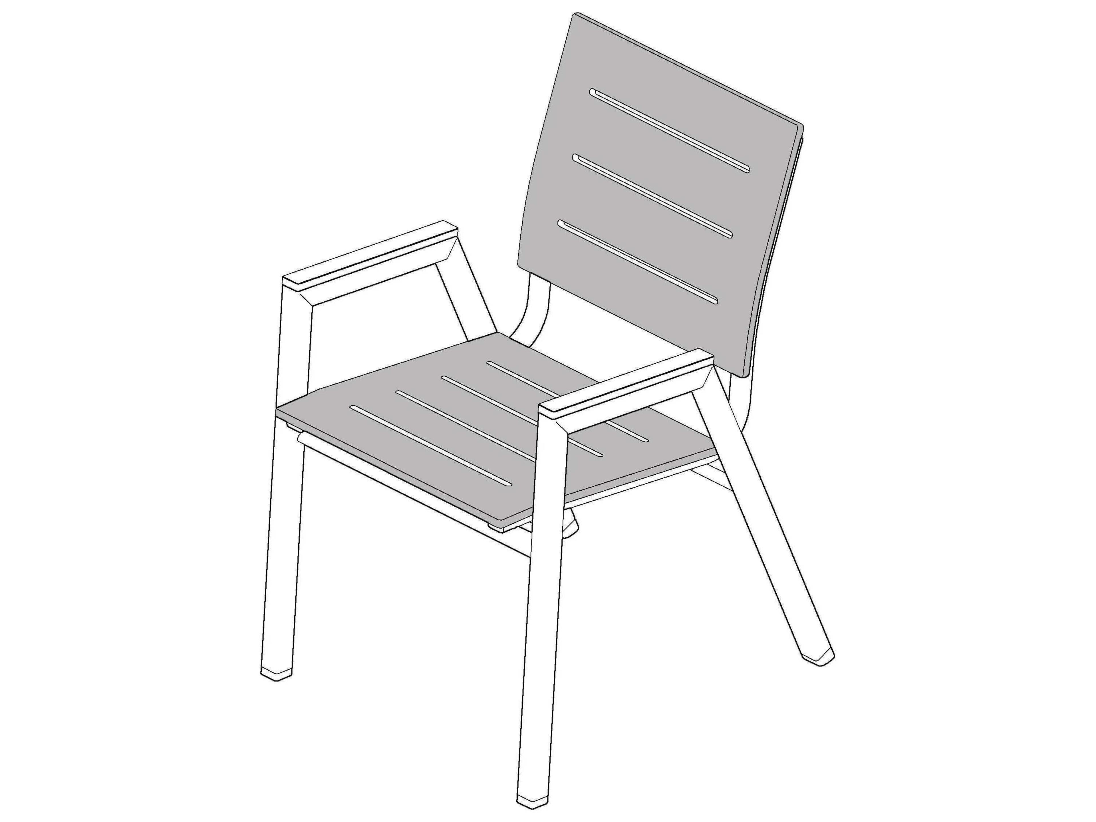 Telescope Casual Bazza MGP Aluminum Stackable Bistro Chair
