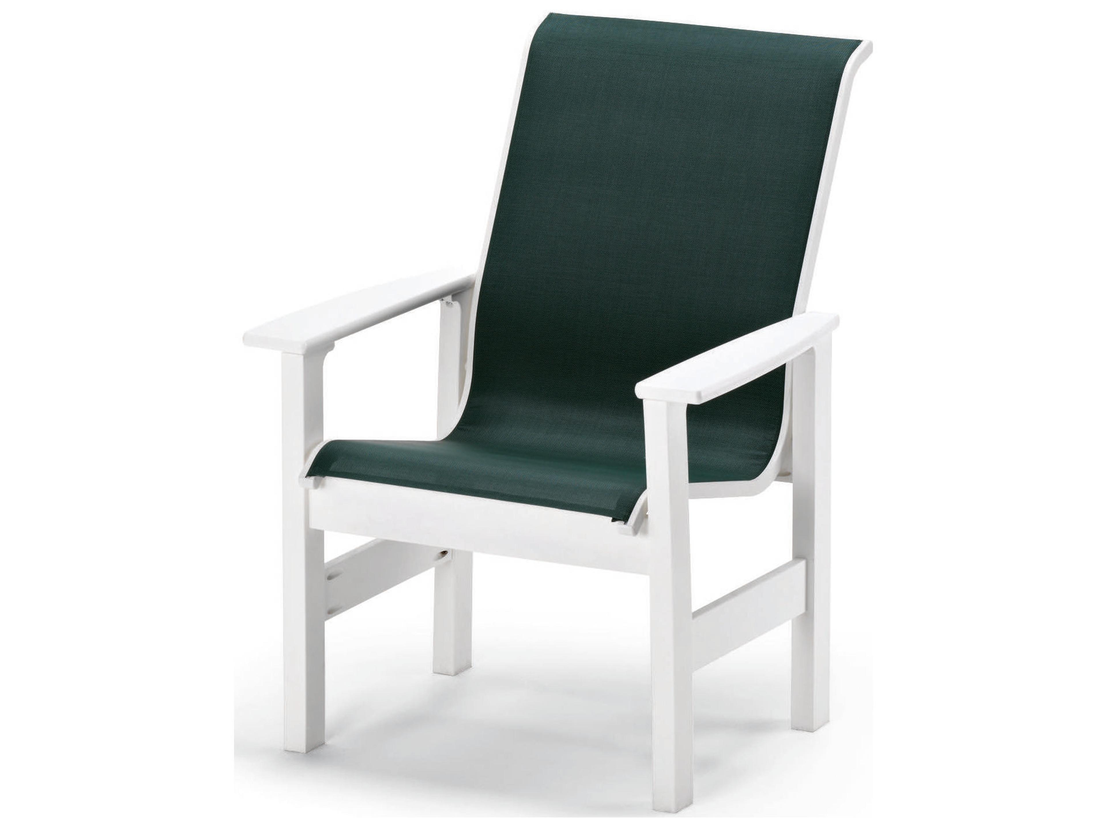 Leeward MGP Sling Dining Arm Chair Modern Outdoor Seating