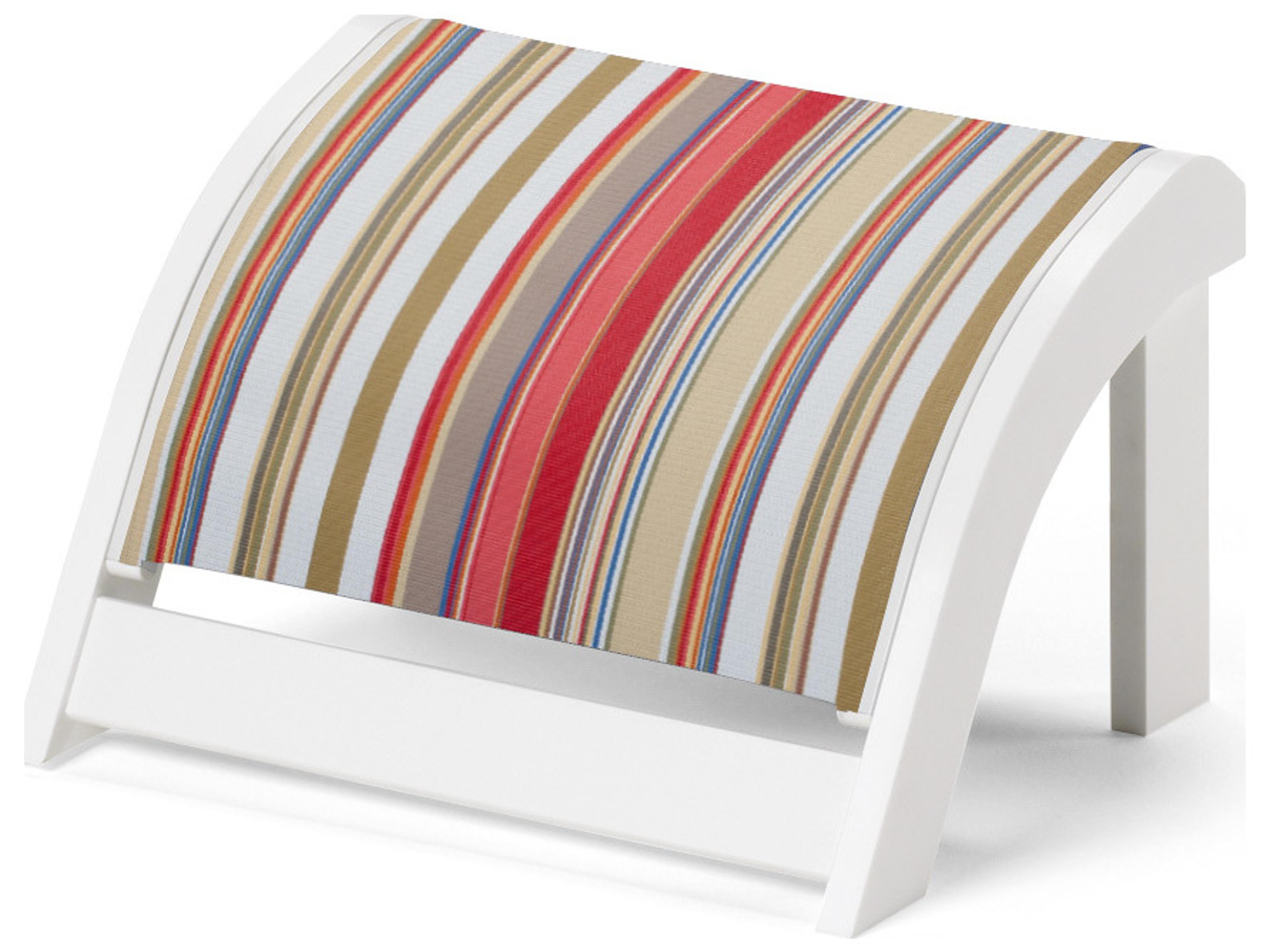 Telescope Casual Adirondack Marine Grade Polymer Sling Outdoor Patio Ottoman