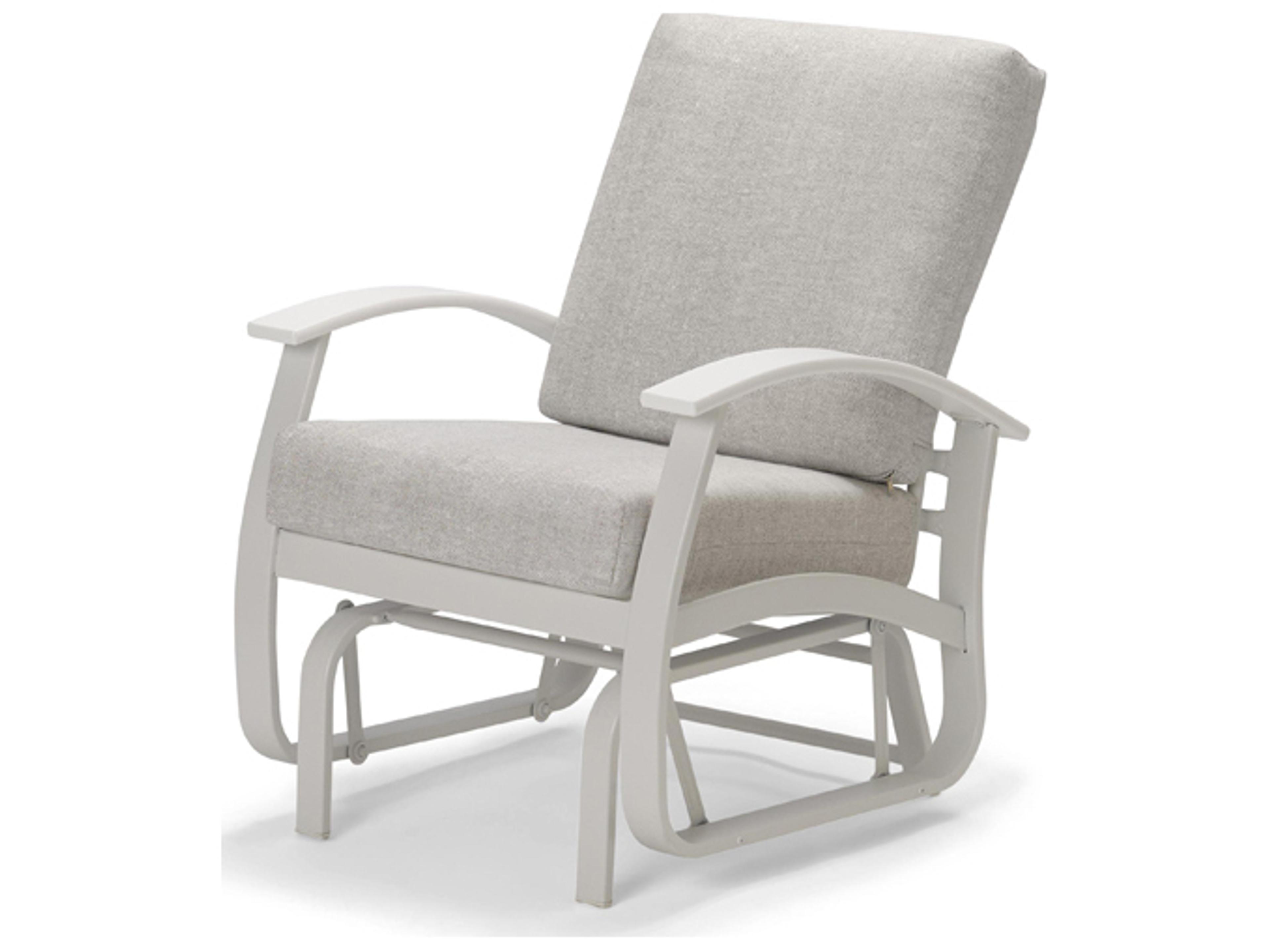 Belle Isle Cushion Glider Lounge Chair with Polymer Accents