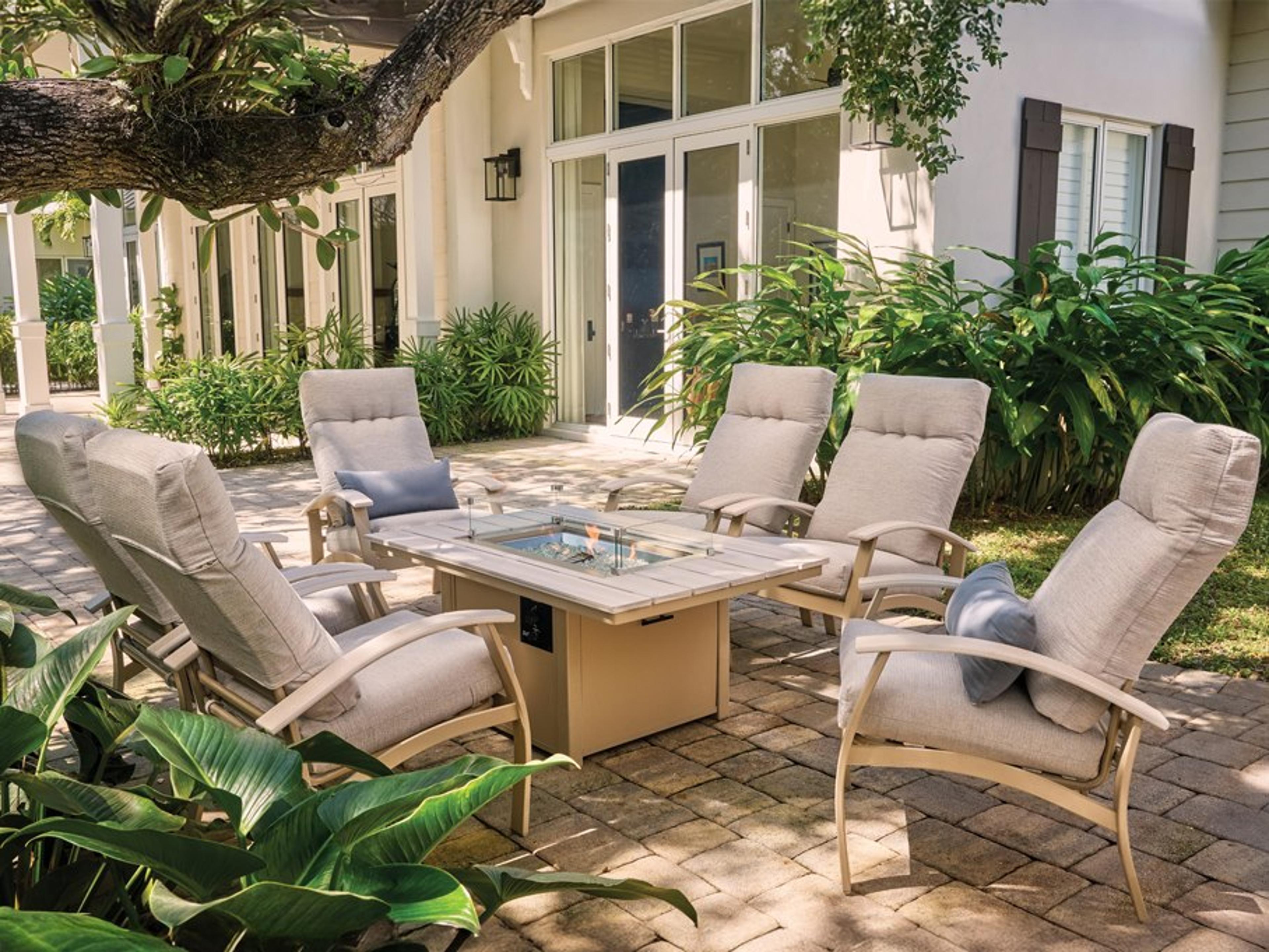 Belle Isle Cushion Aluminum Lounge Set