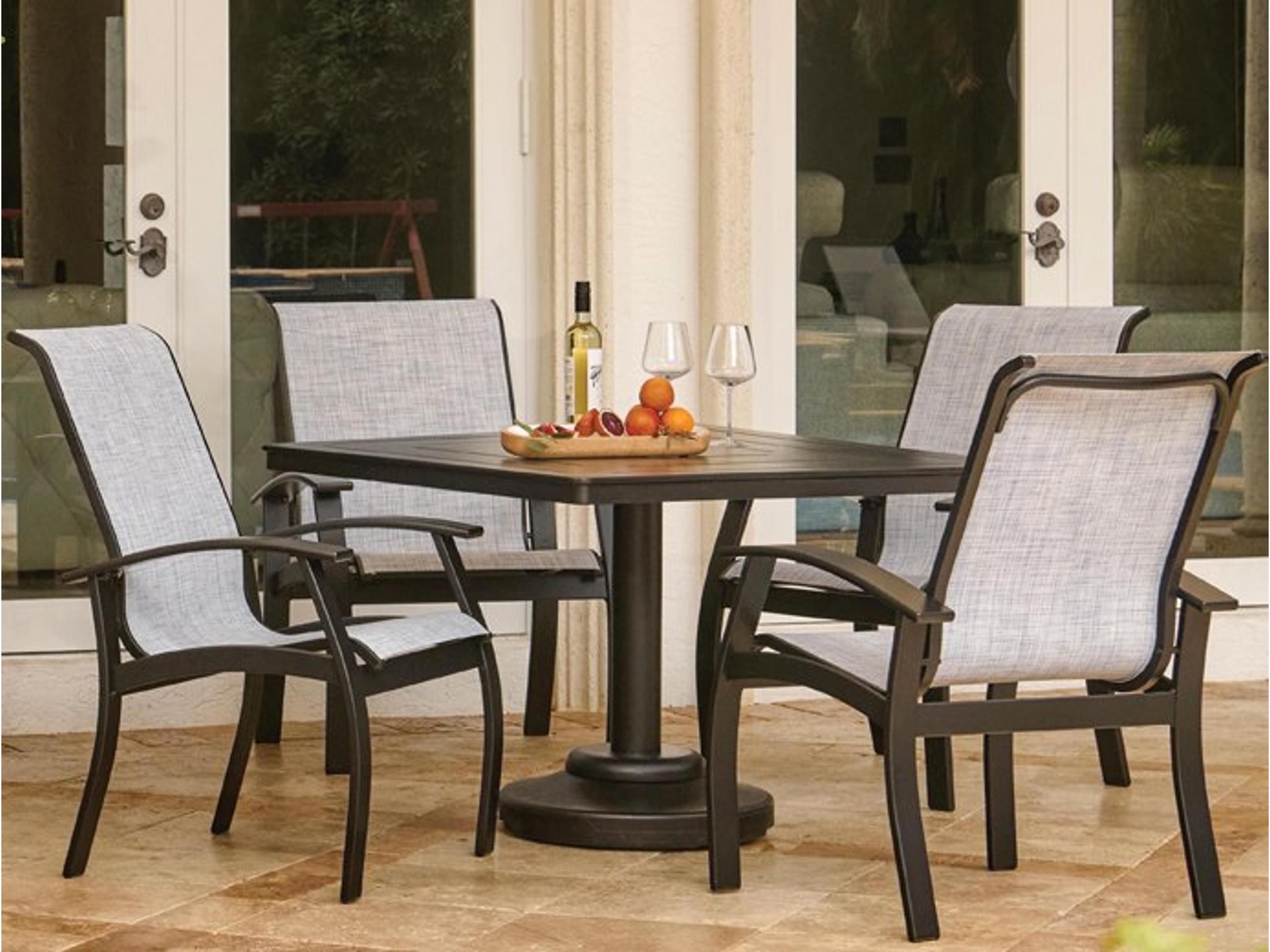 Belle Isle Sling Aluminum Dining Set