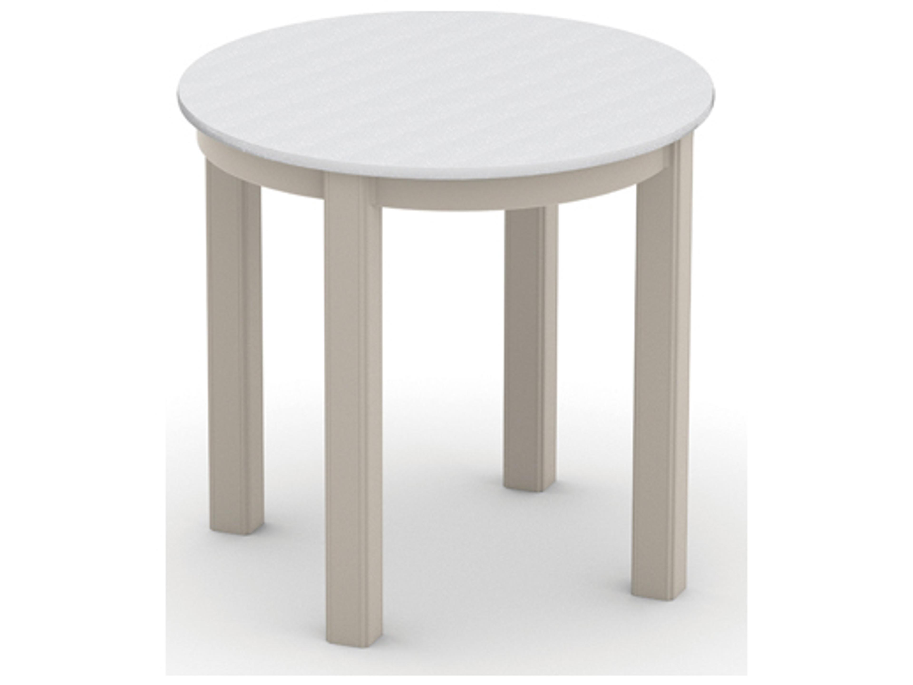 Origins Aluminum Round Outdoor End Table